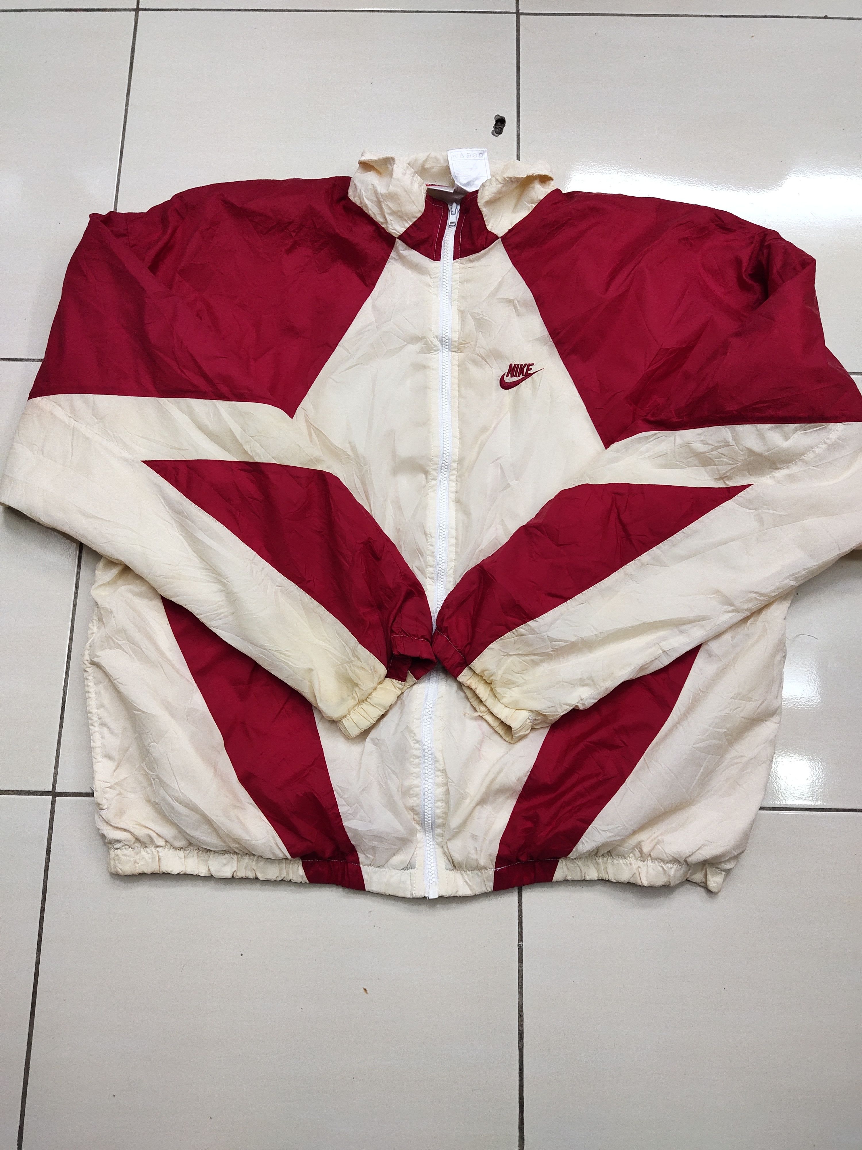 Nike Vintage 90's Nike Nylon Windbreaker Size US XL / EU 56 / 4 - 3 Thumbnail