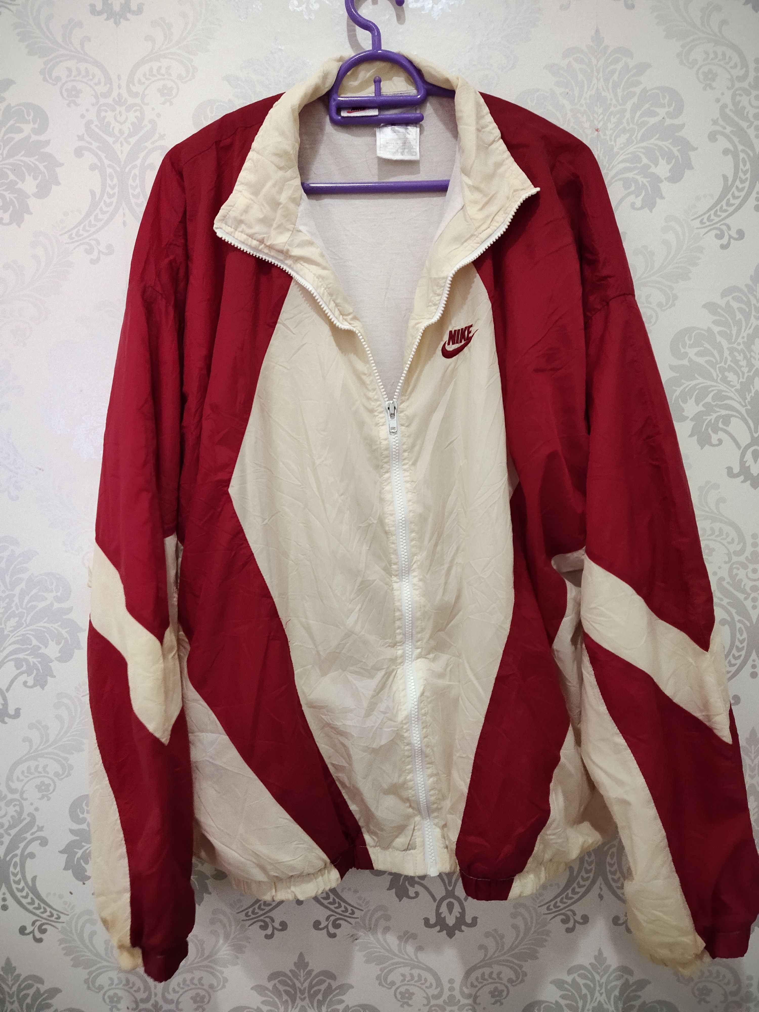 Nike Vintage 90's Nike Nylon Windbreaker Size US XL / EU 56 / 4 - 2 Thumbnail