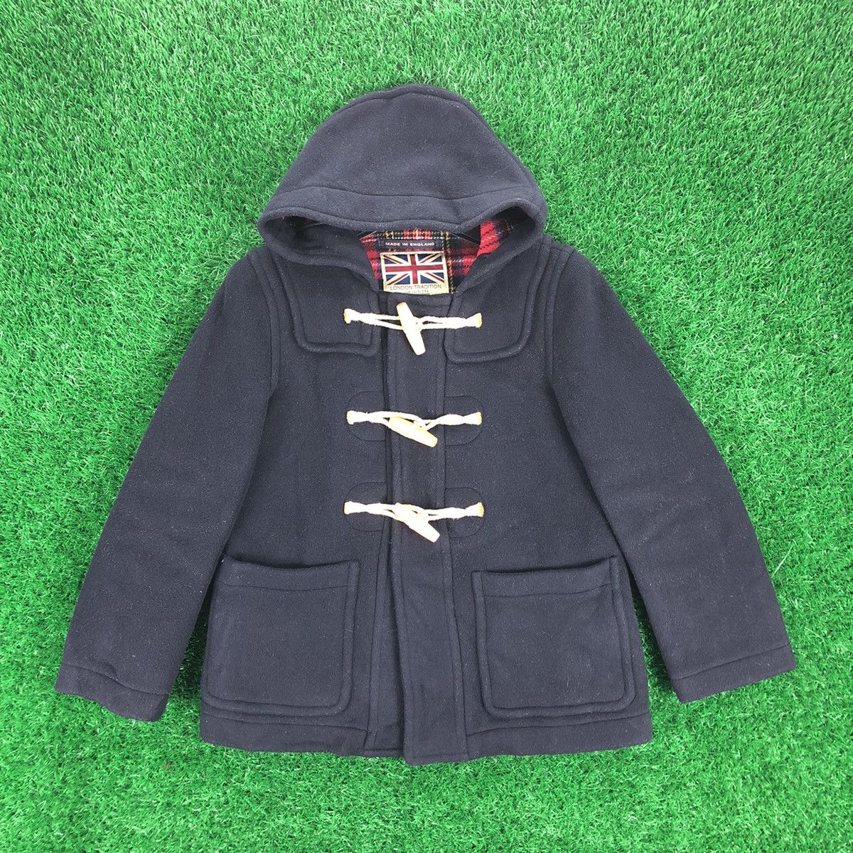 Vintage Vintage Y2K Wool Duffel Coat For Kid by London Tradition Size US XXS / EU 40 - 1 Thumbnail