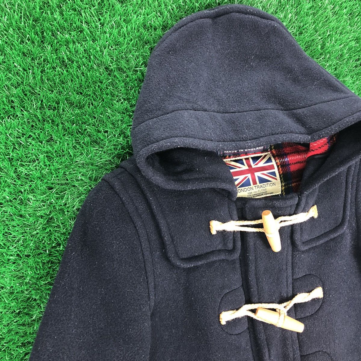 Vintage Vintage Y2K Wool Duffel Coat For Kid by London Tradition Size US XXS / EU 40 - 2 Thumbnail