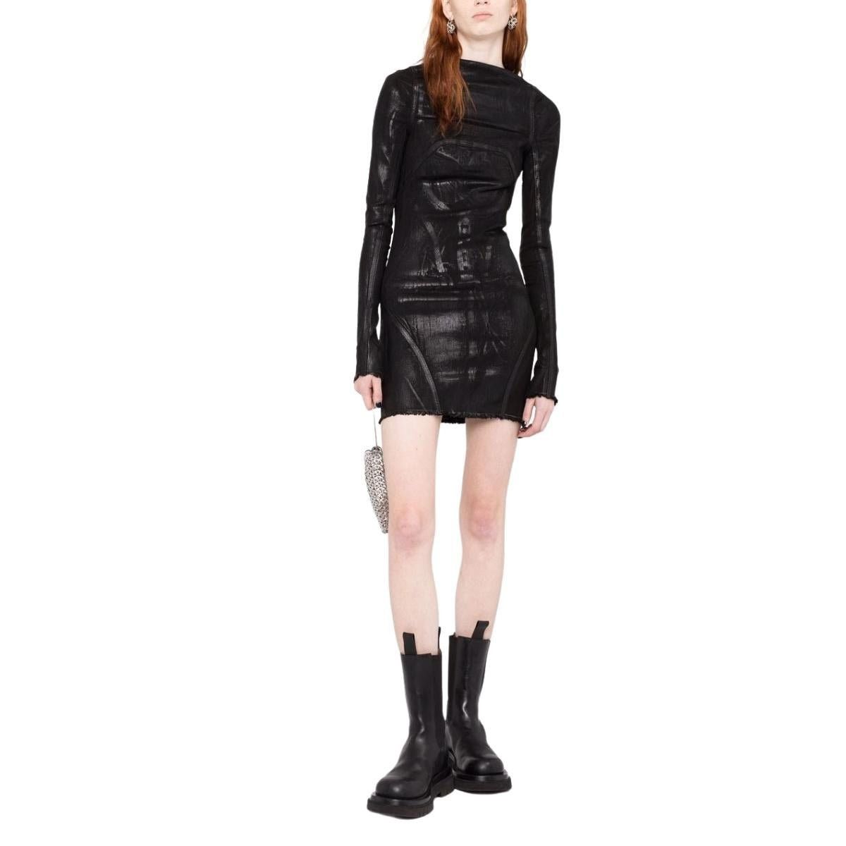 Rick Owens Open-back Mini Cotton Dress Size M / US 6-8 / IT 42-44 - 2 Thumbnail