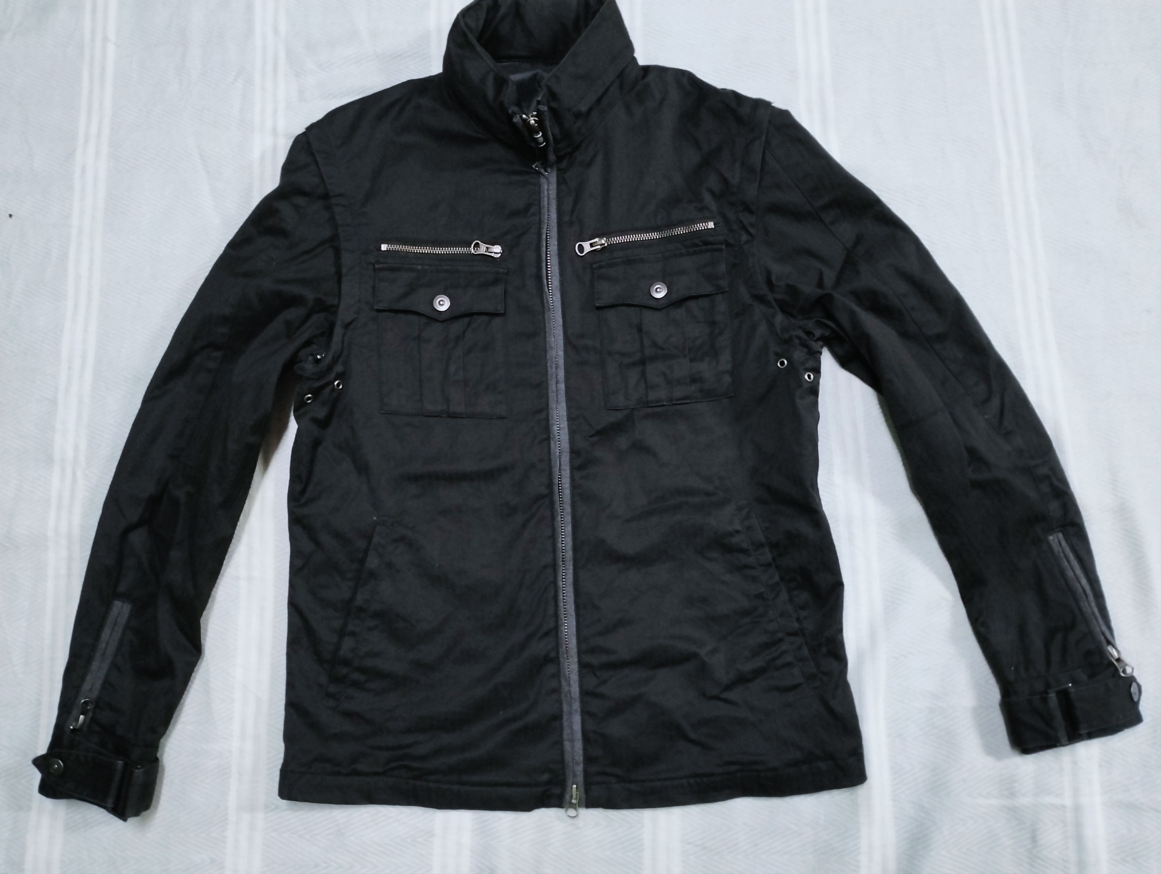 PPFM PPFM 2 Way Jacket Vest Hidden Hoodies Punk Ride Jacket Size US S / EU 44-46 / 1 - 2 Thumbnail