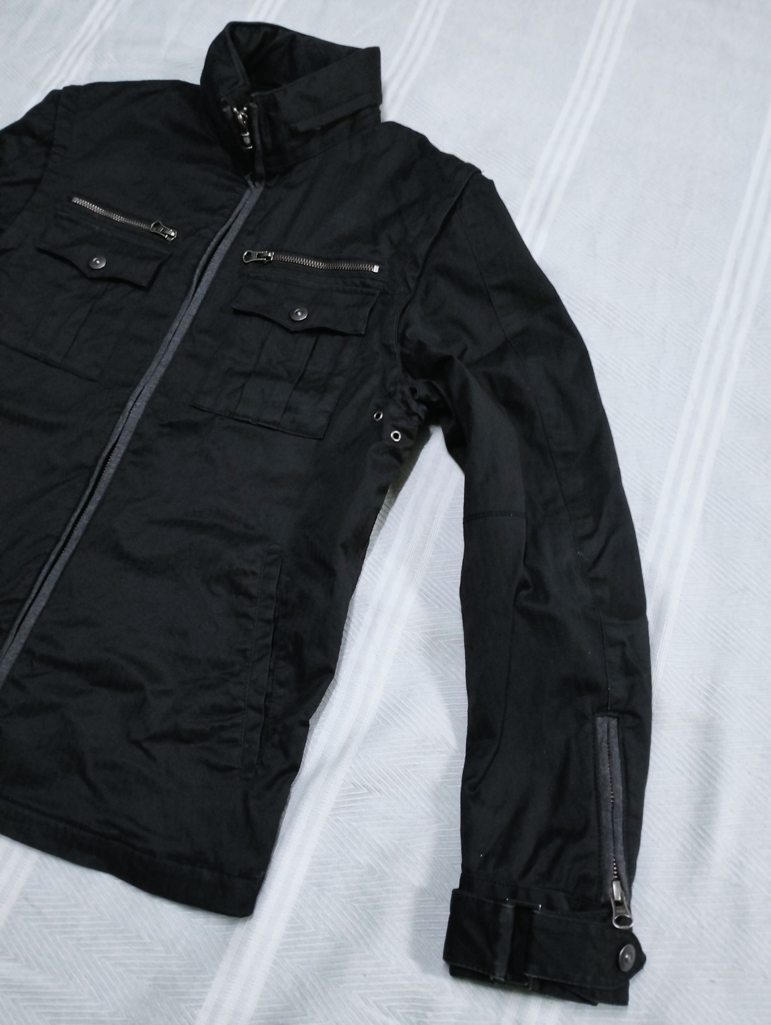 PPFM PPFM 2 Way Jacket Vest Hidden Hoodies Punk Ride Jacket Size US S / EU 44-46 / 1 - 5 Thumbnail