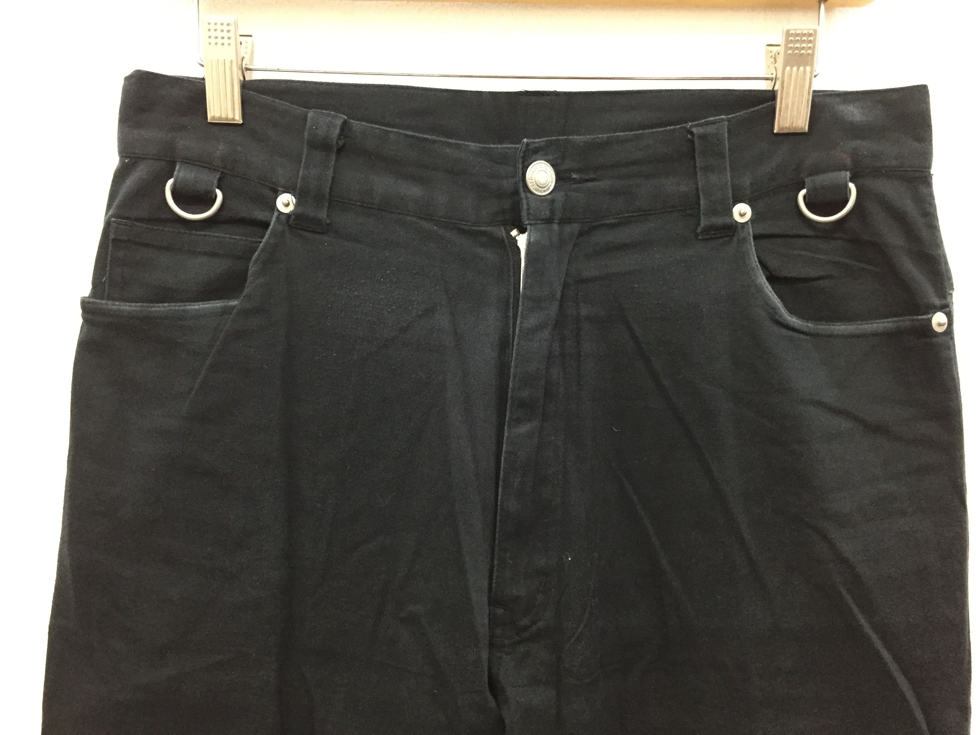 Japanese Brand × Seditionaries Japanese Brand Slash Number Punk Gothic Stretchable Bondage Size US 31 - 8 Thumbnail
