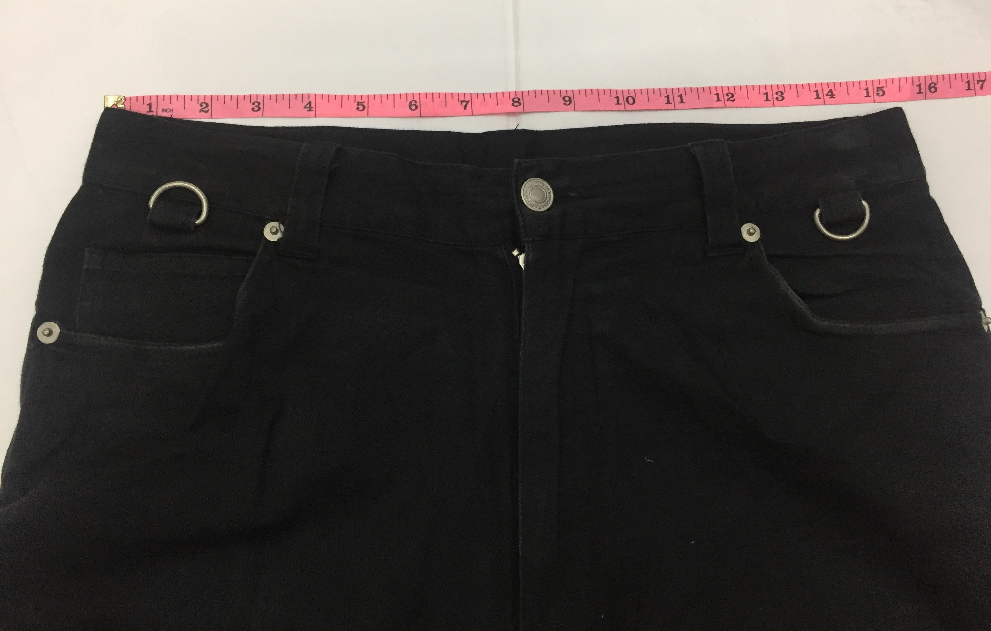 Japanese Brand × Seditionaries Japanese Brand Slash Number Punk Gothic Stretchable Bondage Size US 31 - 11 Thumbnail
