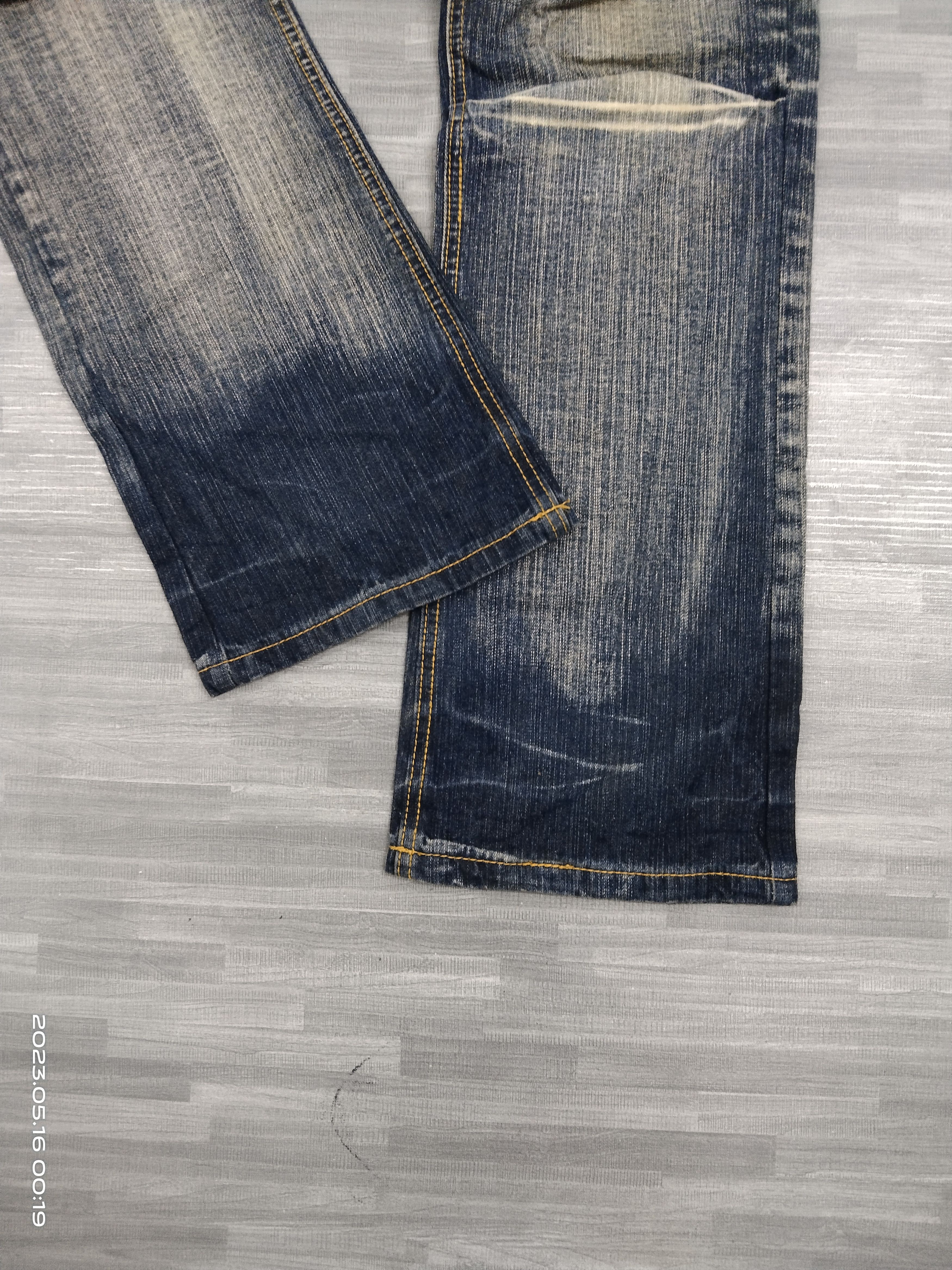 If Six Was Nine SiCK WASHED BLUE TACTICAL MULTIPOCKET DENIM PANTS Size US 32 / EU 48 - 9 Thumbnail