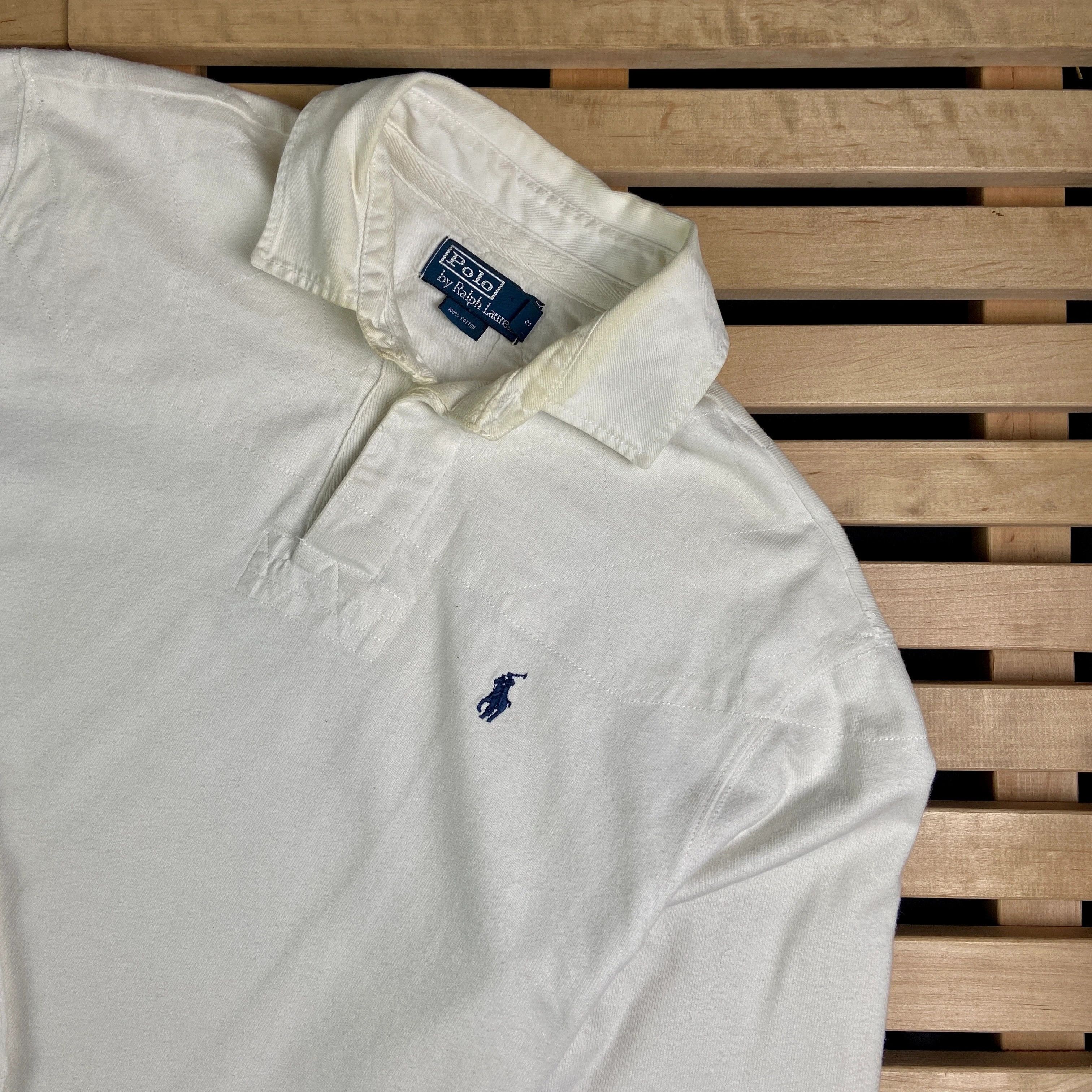 Polo Ralph Lauren × Ralph Lauren × Vintage Mens Polo Rugby Sweatshirt Ralph Lauren Vintage Size M Size US M / EU 48-50 / 2 - 2 Thumbnail