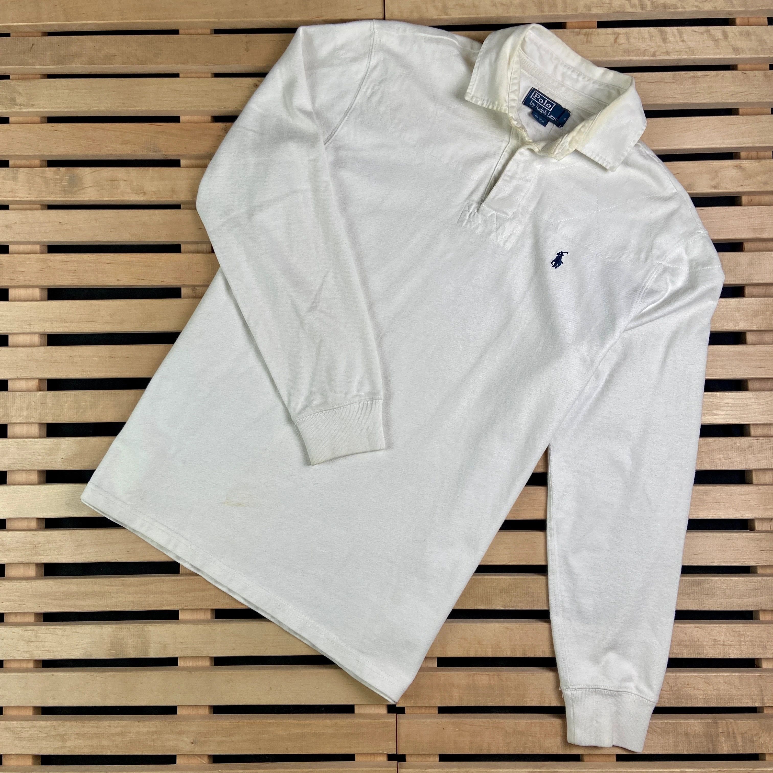 Polo Ralph Lauren × Ralph Lauren × Vintage Mens Polo Rugby Sweatshirt Ralph Lauren Vintage Size M Size US M / EU 48-50 / 2 - 1 Thumbnail