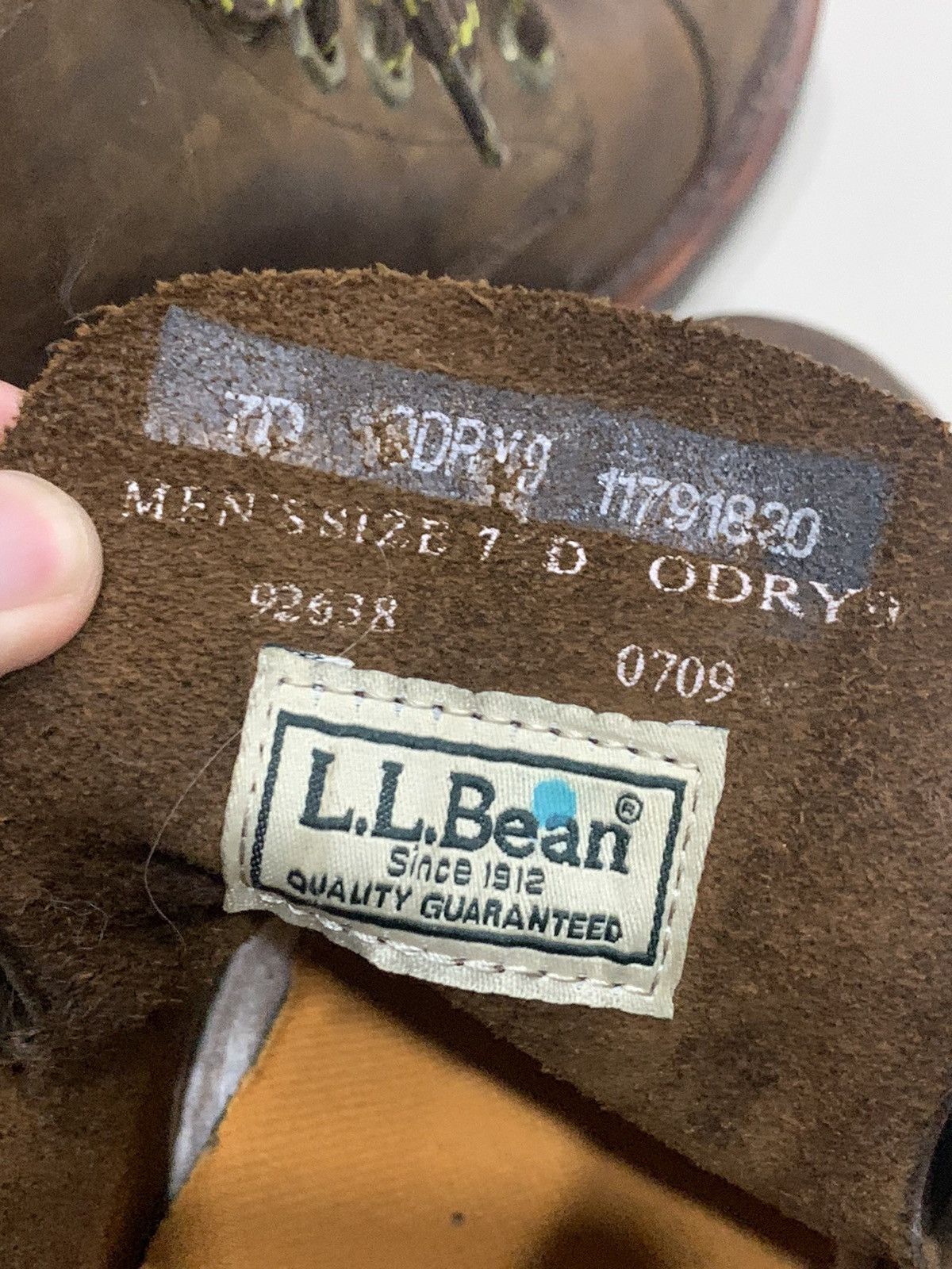 Chippewa × L.L. Bean LL BEAN X CHIPPEWA LACE UP LEATHER BOOTS SHOES Size US 7 / EU 40 - 8 Thumbnail