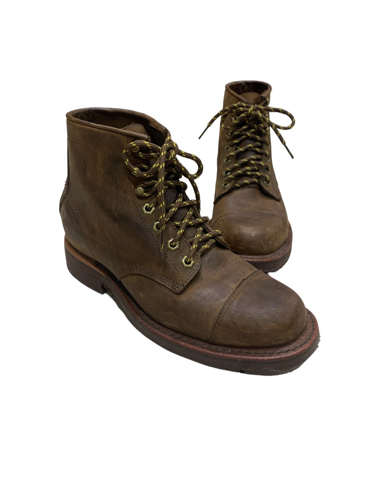 Chippewa × L.L. Bean LL BEAN X CHIPPEWA LACE UP LEATHER BOOTS SHOES Size US 7 / EU 40 - 2 Thumbnail