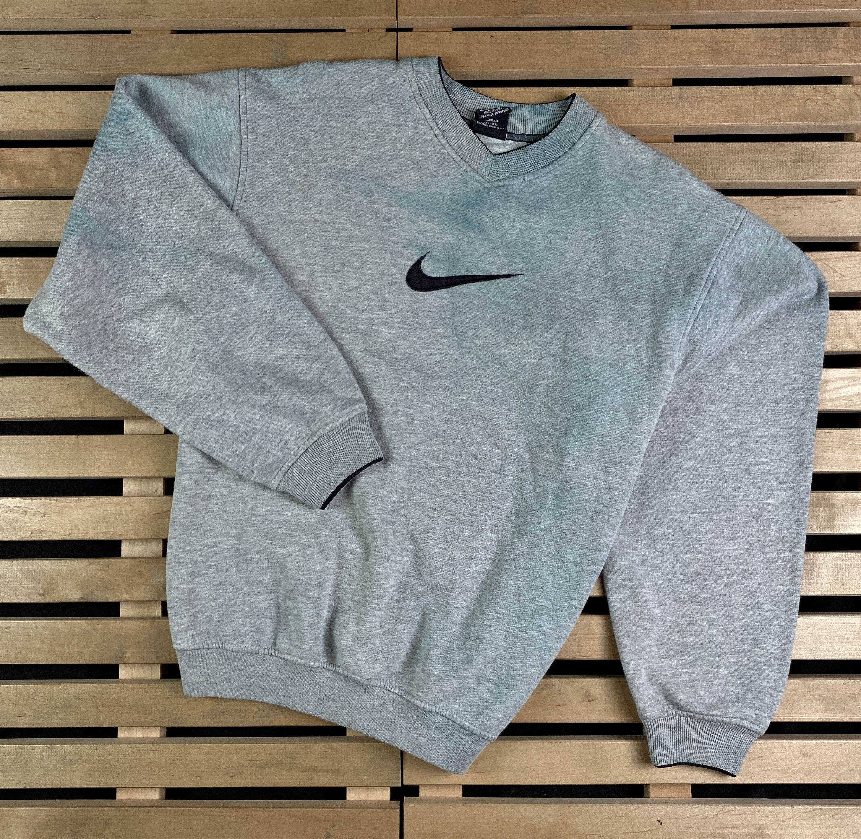 Nike × Vintage Mens Nike Vintage Sweatshirt Size M Big Swoosh Size US M / EU 48-50 / 2 - 1 Thumbnail