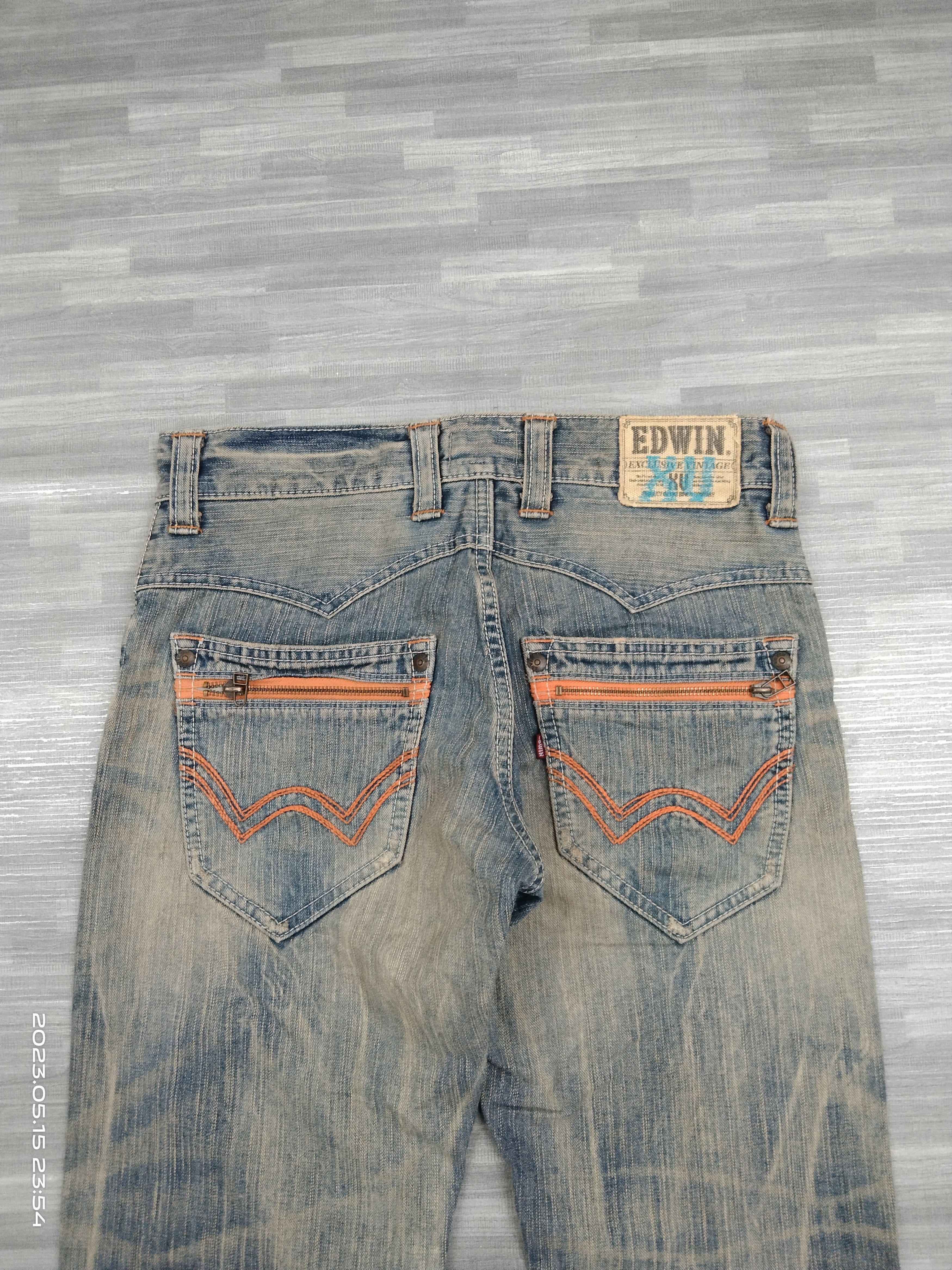 Edwin × Vintage SUPER SICK EDWIN XU DENIM PANTS Size US 31 - 5 Thumbnail