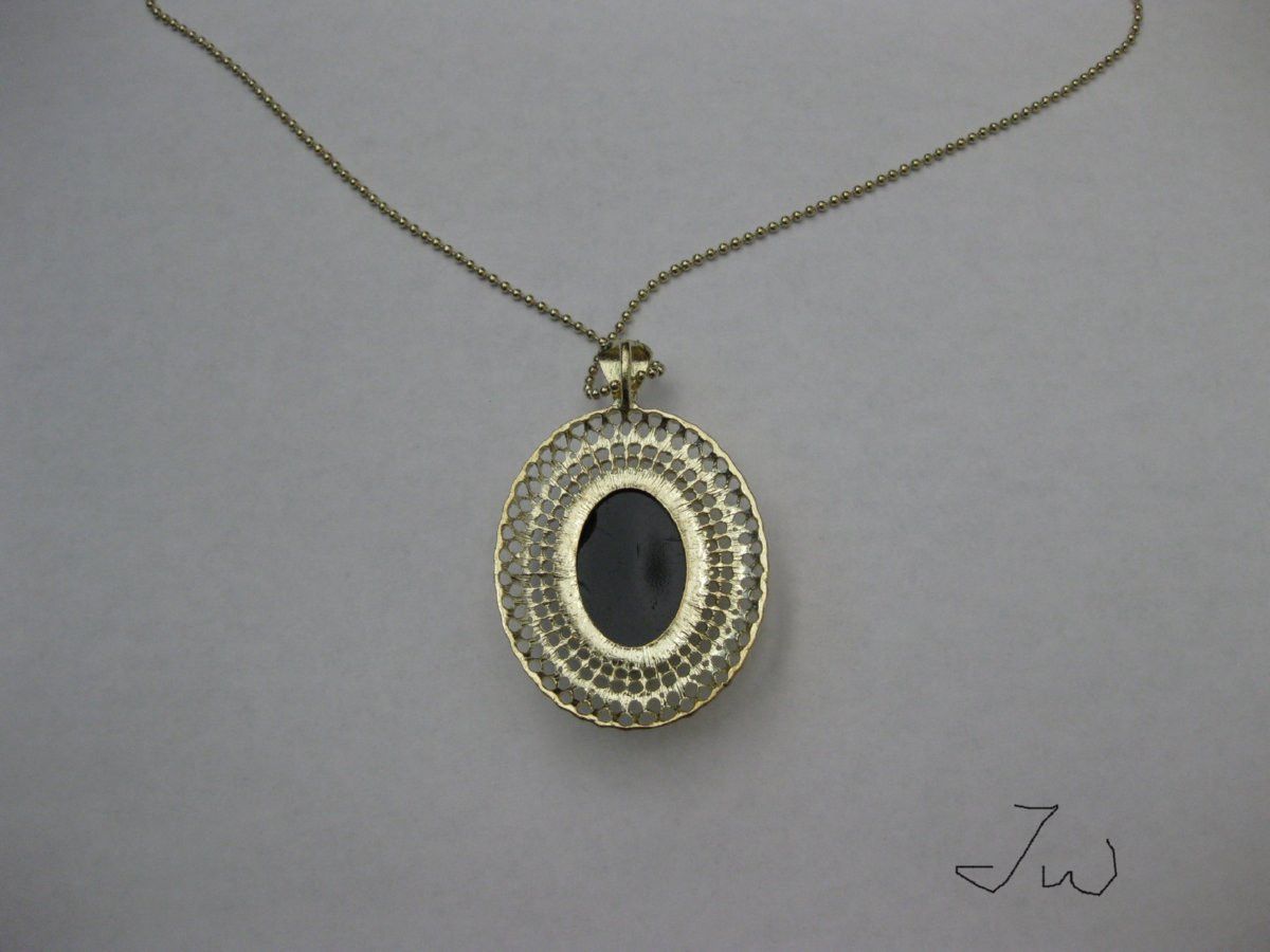 Jewelry Black Round Necklace Size ONE SIZE - 5 Thumbnail