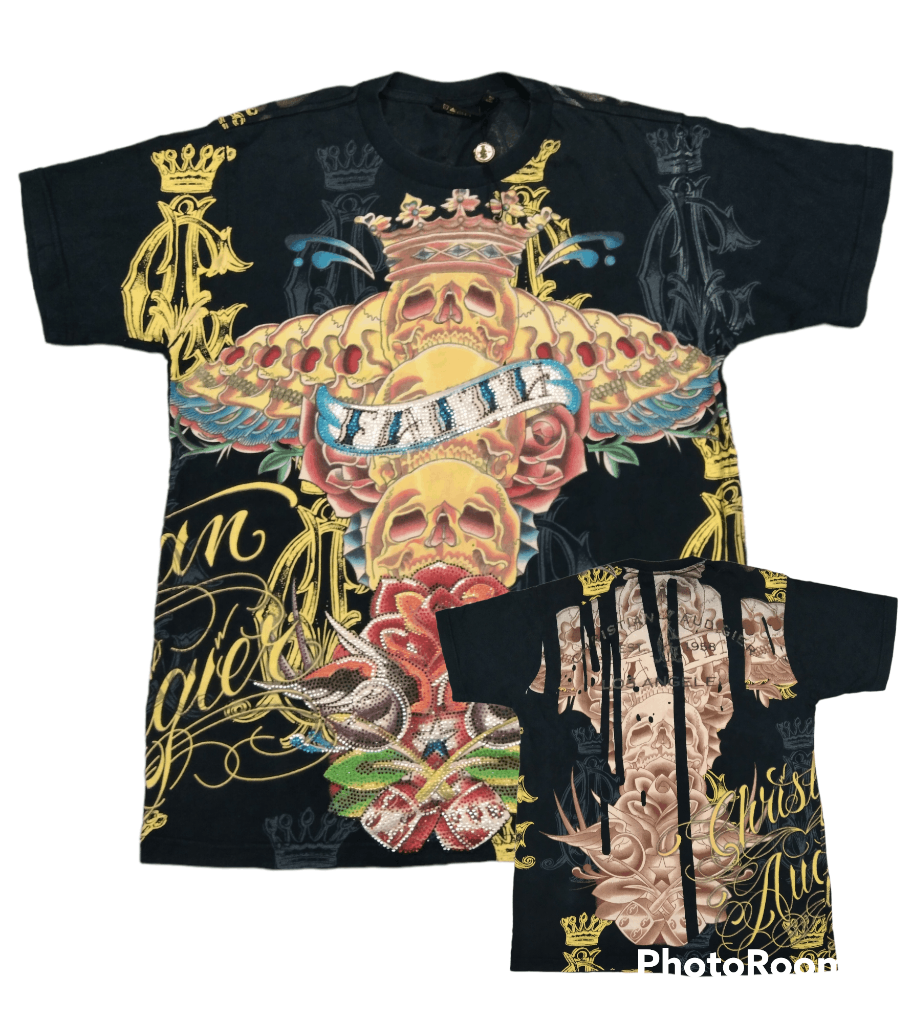 Christian Audigier × Ed Hardy Christian Audigier Fullprint T-Shirt Size US M / EU 48-50 / 2 - 1 Thumbnail