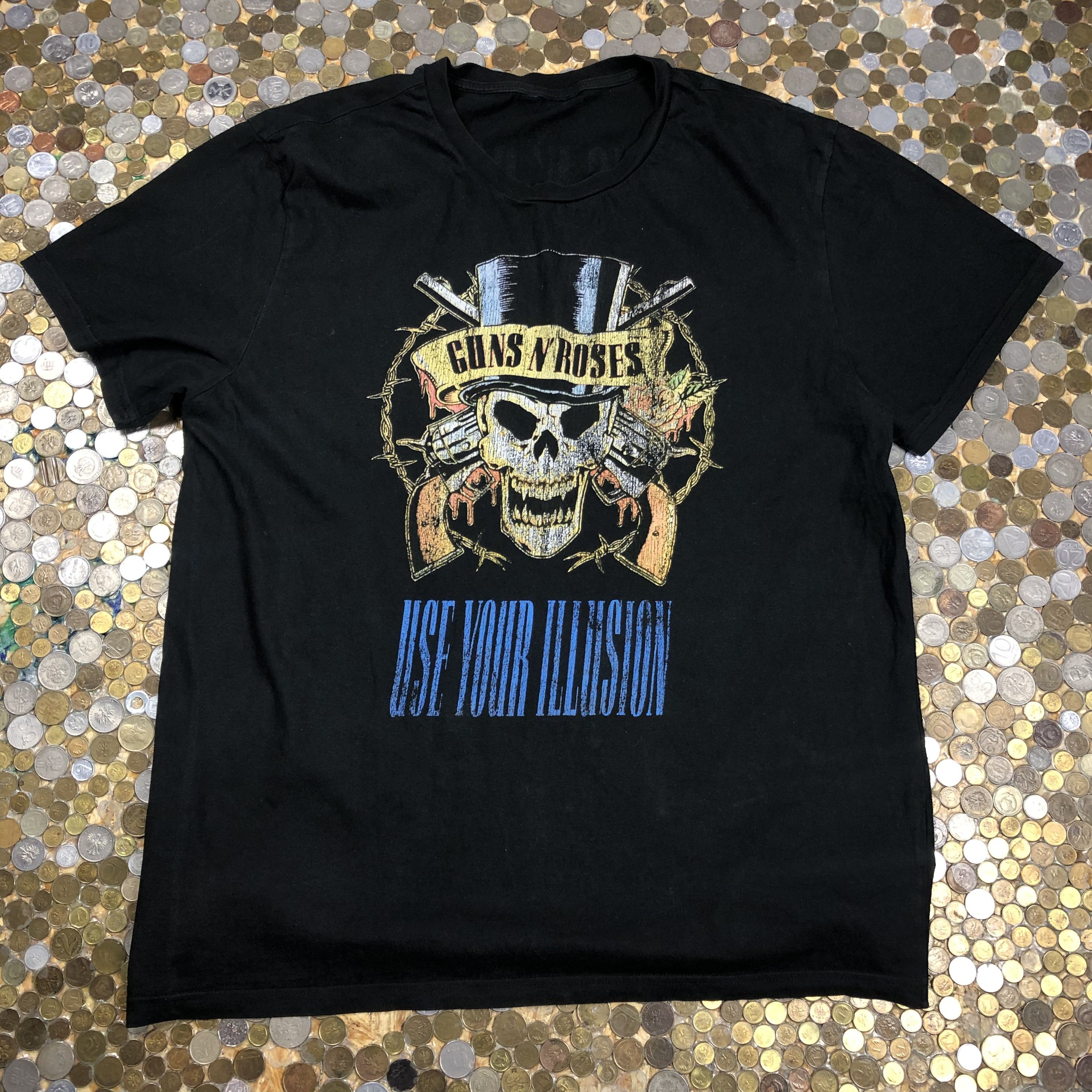 Guns N Roses Vintage Tee T-shirt 1991 tour