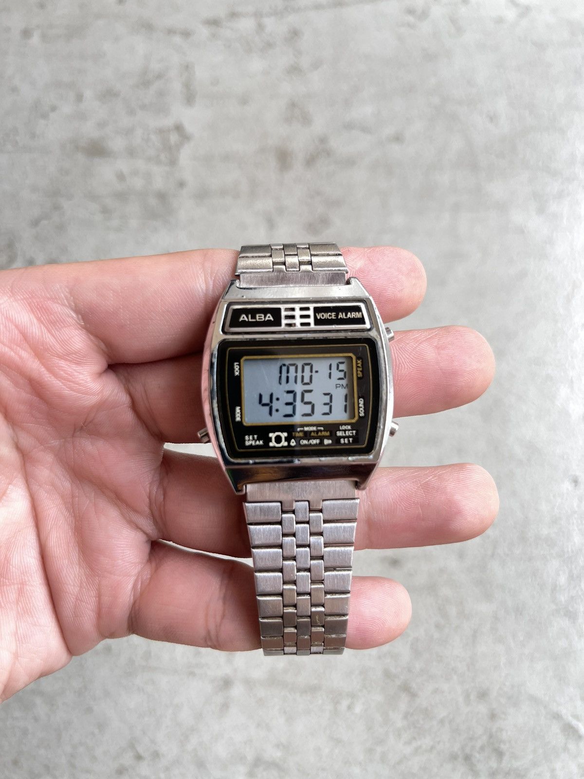 Japanese Brand × Vintage Vintage ALBA Japan Voice Alarm Wrist Watches Size ONE SIZE - 4 Thumbnail