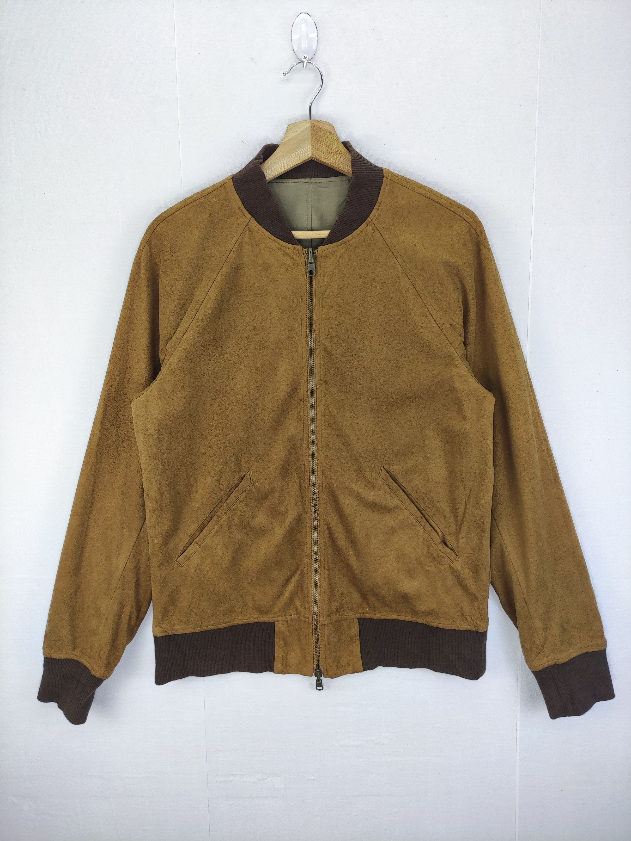 Japanese Brand Vintage Ggd Moleskin Reversible Jacket Zipper Size US M / EU 48-50 / 2 - 6 Thumbnail