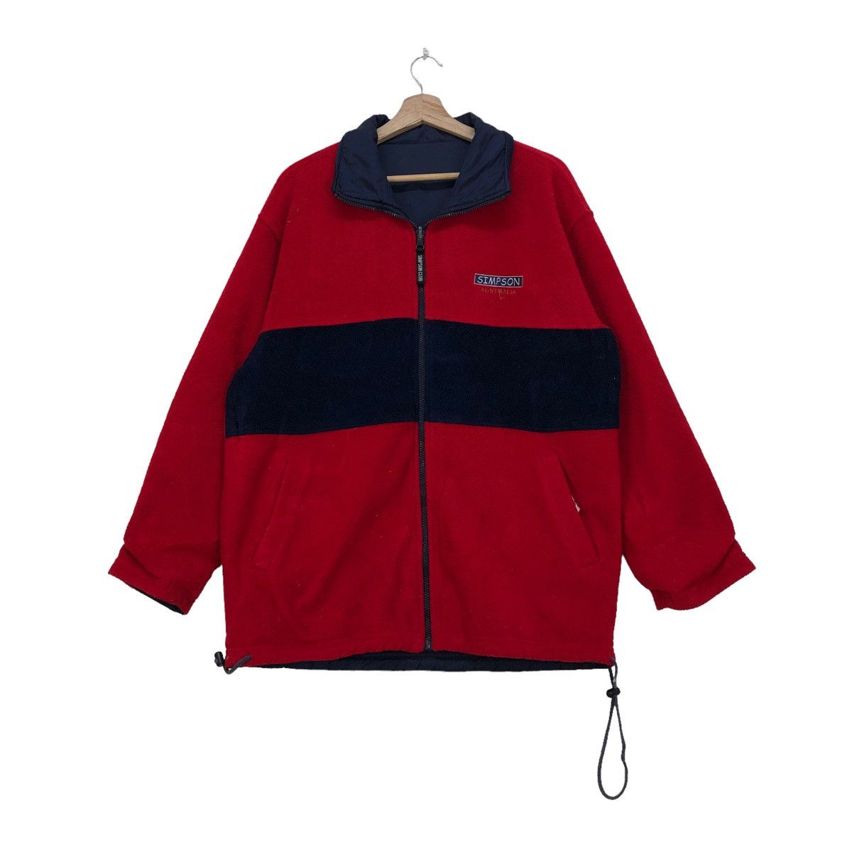 Japanese Brand Vtg Simpson Australia Sport Golf Fleece Reversible Jacket Size US L / EU 52-54 / 3 - 1 Thumbnail
