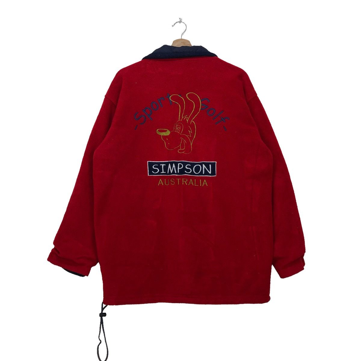Japanese Brand Vtg Simpson Australia Sport Golf Fleece Reversible Jacket Size US L / EU 52-54 / 3 - 2 Thumbnail