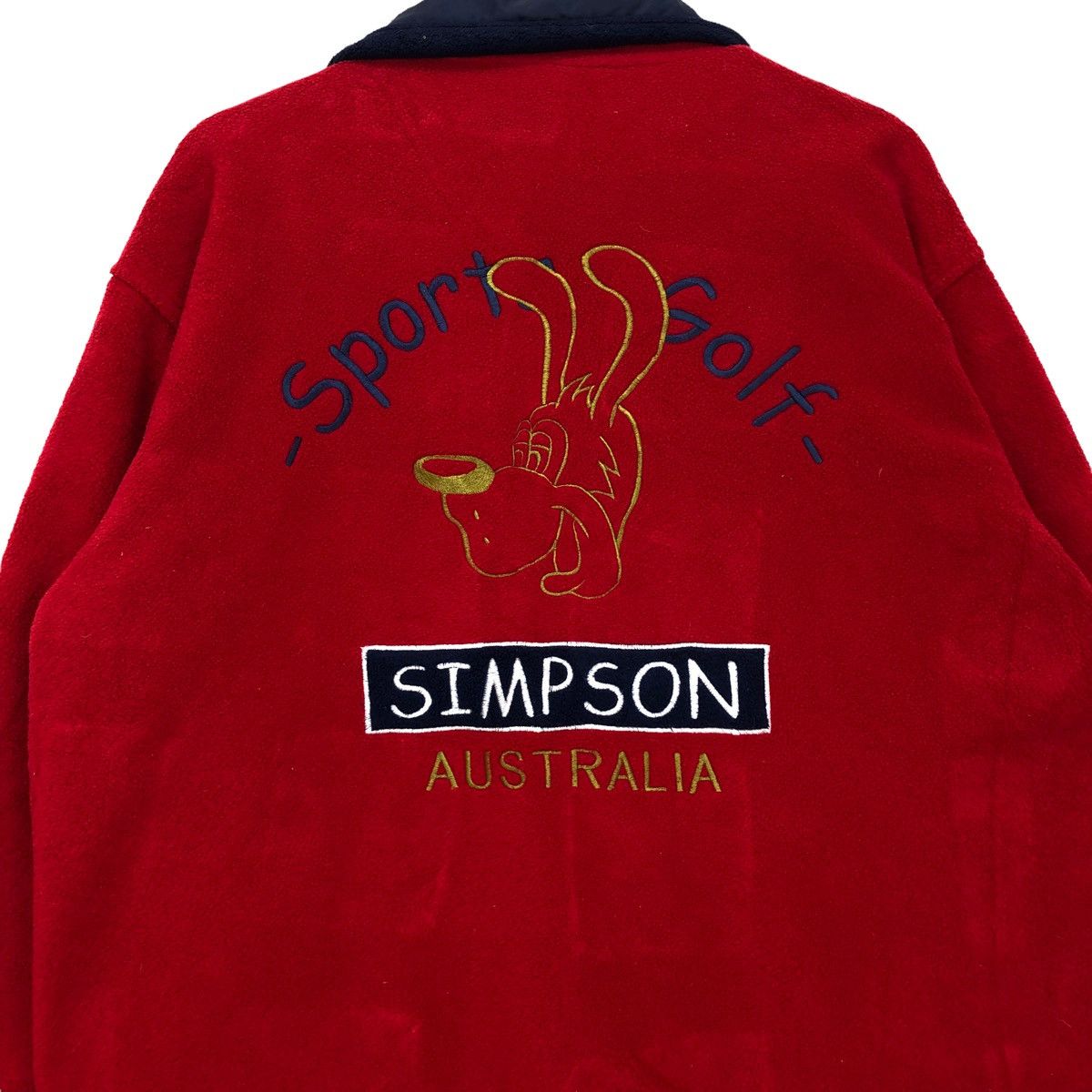 Japanese Brand Vtg Simpson Australia Sport Golf Fleece Reversible Jacket Size US L / EU 52-54 / 3 - 6 Thumbnail
