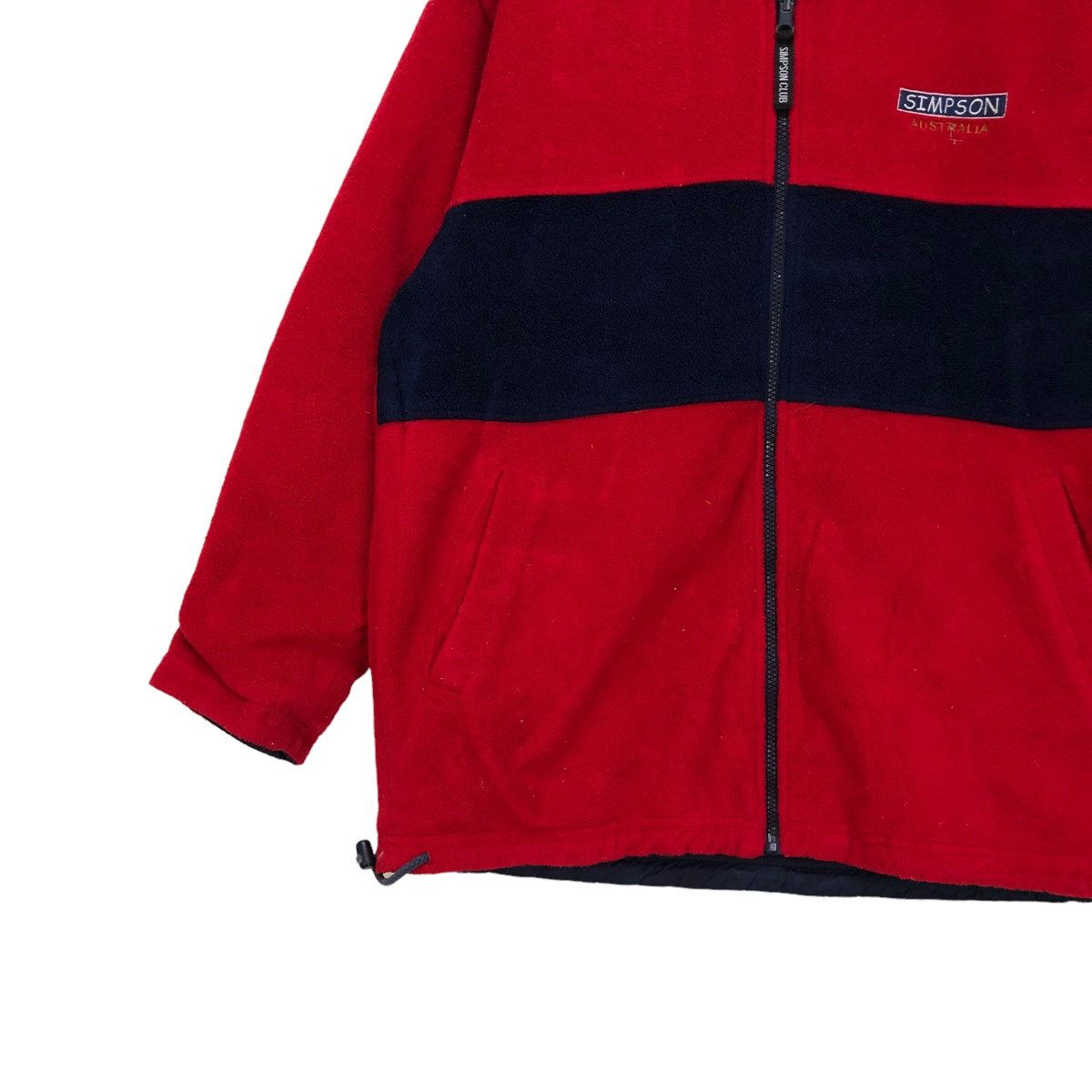 Japanese Brand Vtg Simpson Australia Sport Golf Fleece Reversible Jacket Size US L / EU 52-54 / 3 - 4 Thumbnail