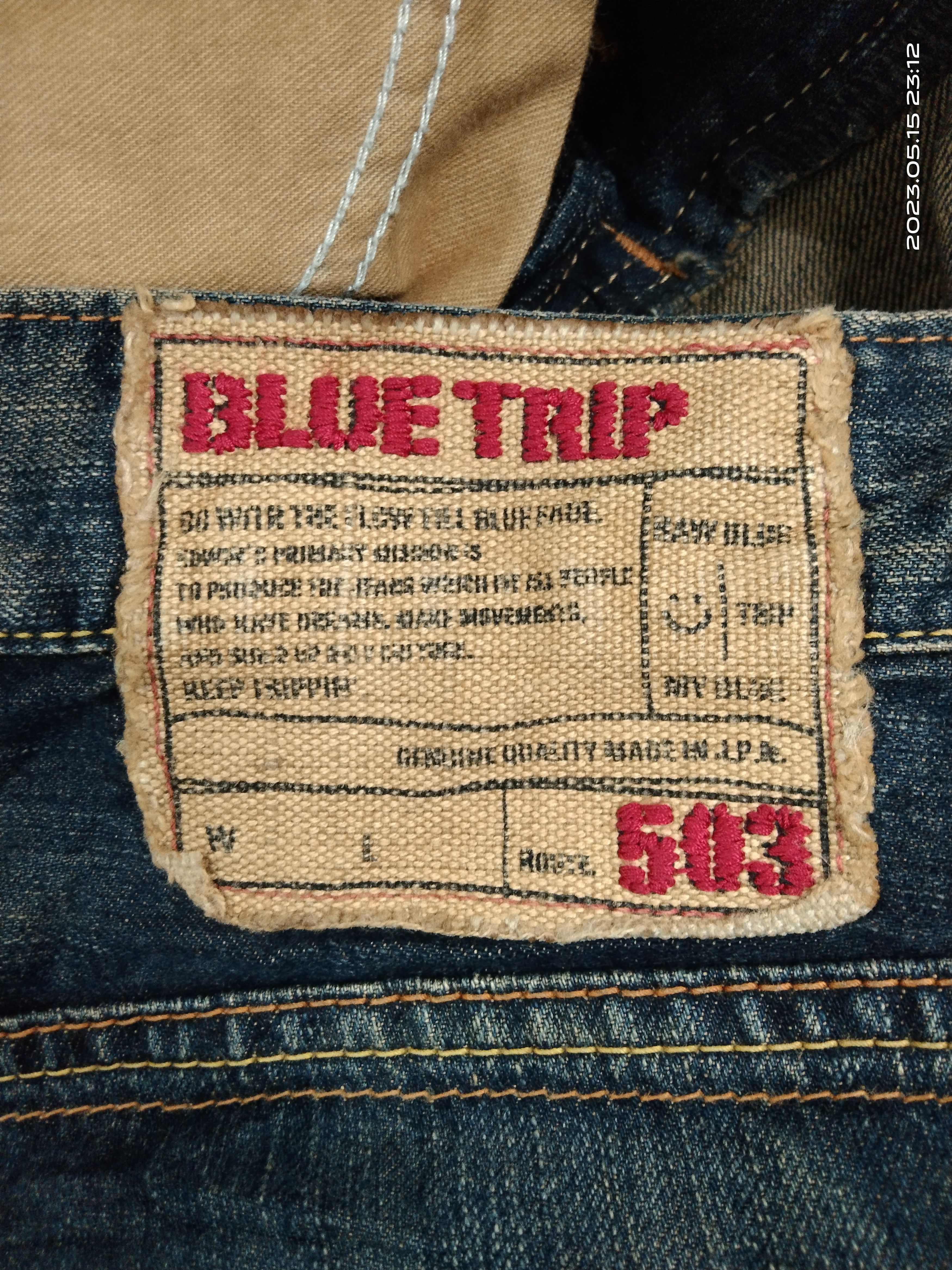 Edwin 90s SiCK RUSTY BLUE TRIP JAPAN DENIM PANTS Size US 31 - 9 Thumbnail