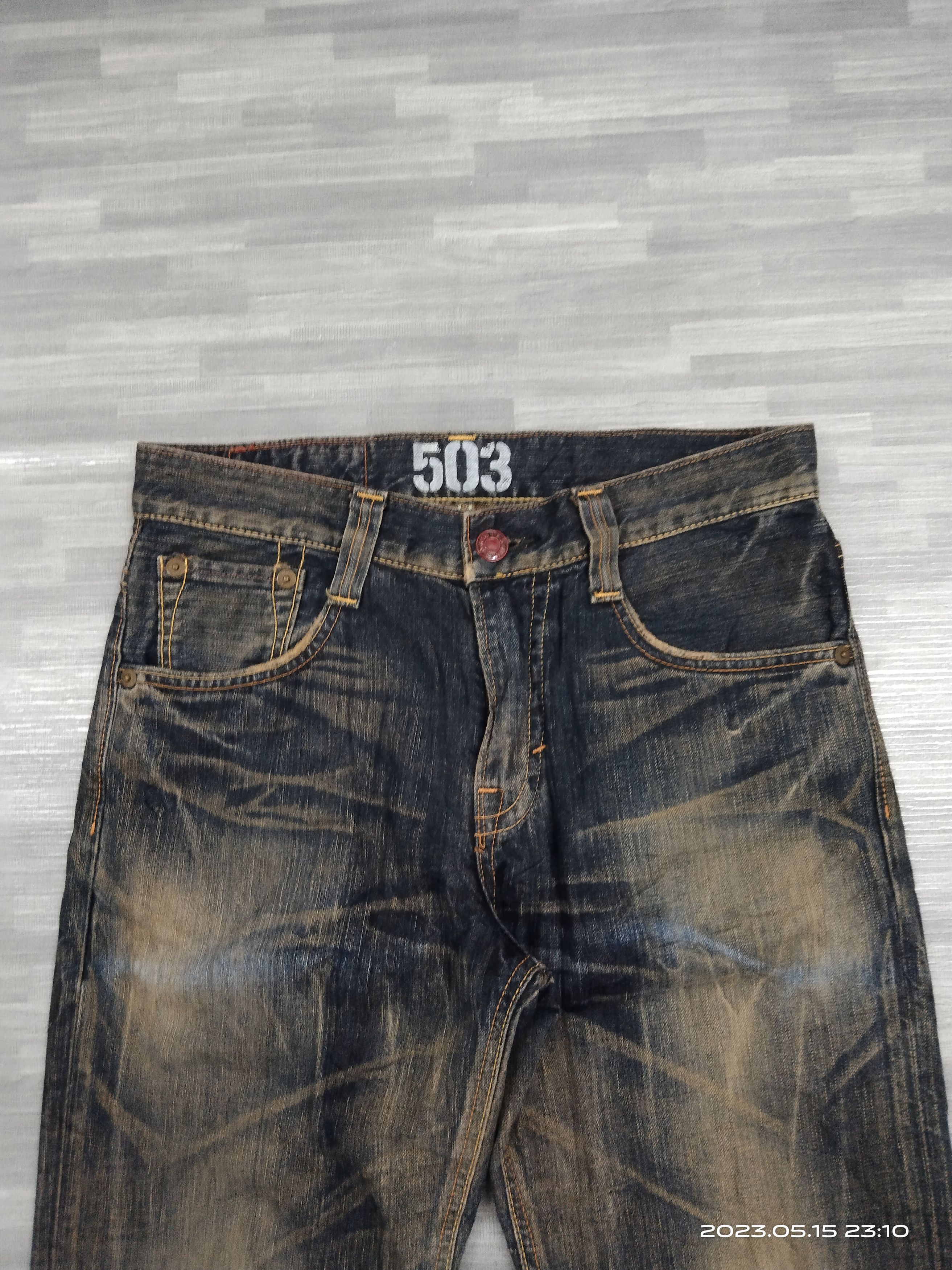 Edwin 90s SiCK RUSTY BLUE TRIP JAPAN DENIM PANTS Size US 31 - 4 Thumbnail