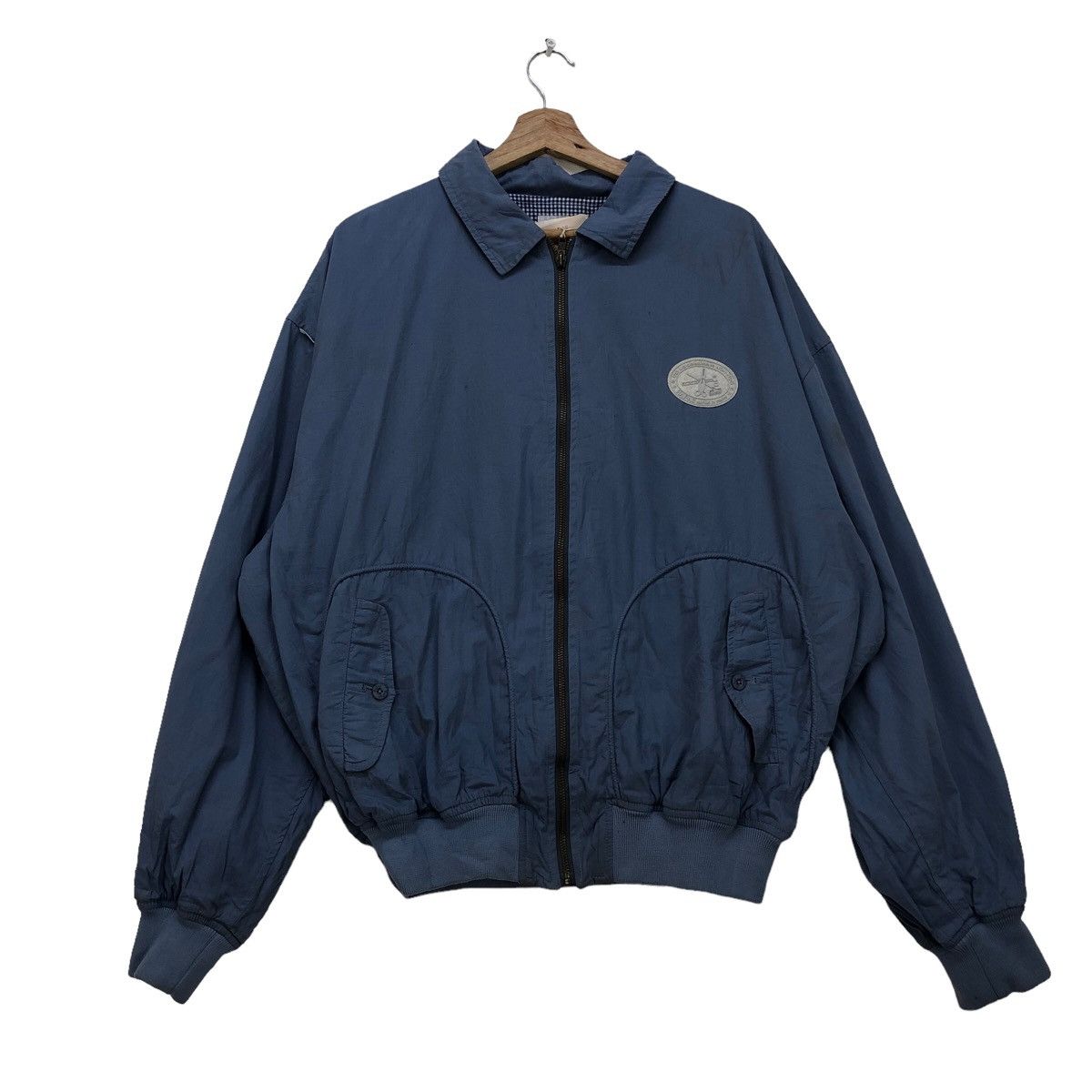 Japanese Brand Vintage Papas Bomber Spell Out Big Logo Jacket Size US XL / EU 56 / 4 - 2 Thumbnail