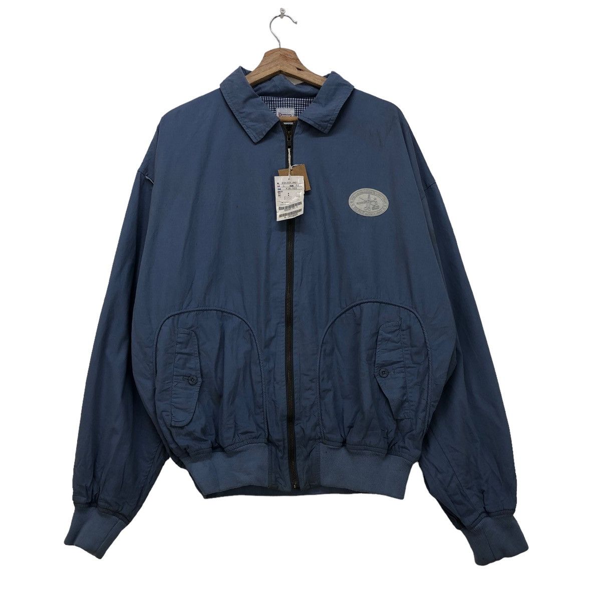 Japanese Brand Vintage Papas Bomber Spell Out Big Logo Jacket Size US XL / EU 56 / 4 - 4 Thumbnail