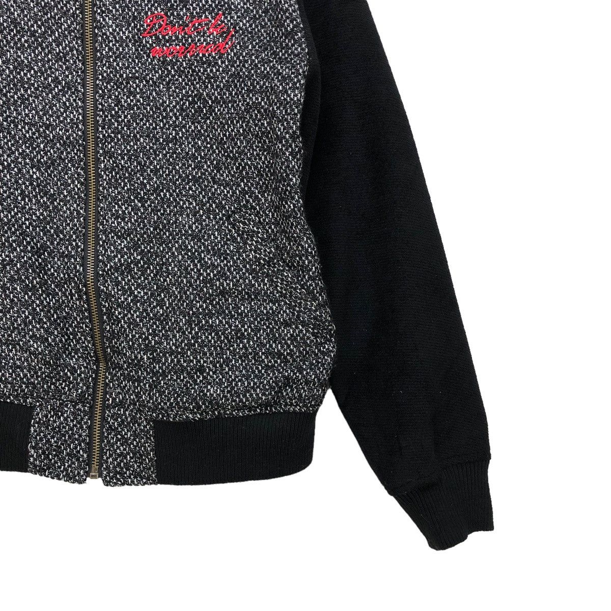 Japanese Brand Browny Tweed On Body Bomber Jacket Size US M / EU 48-50 / 2 - 6 Thumbnail