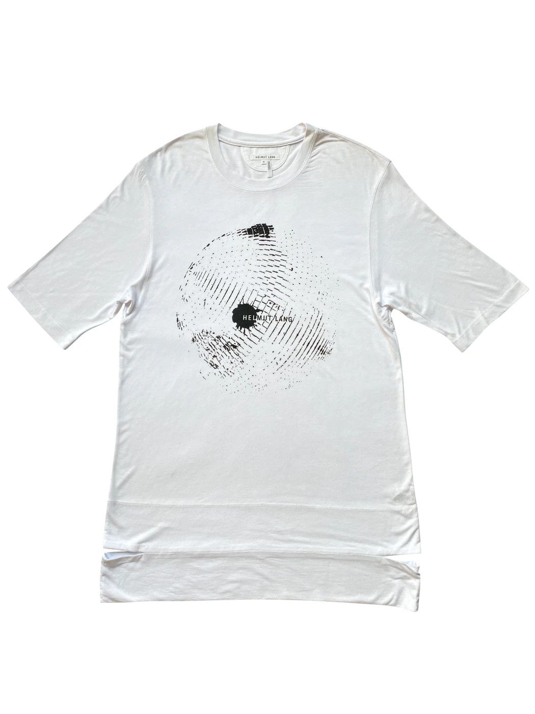 Helmut Lang ⚡️QUICK SALE⚡️ Helmut Lang White Disco Short Sleeve Tshirt Size US S / EU 44-46 / 1 - 1 Thumbnail