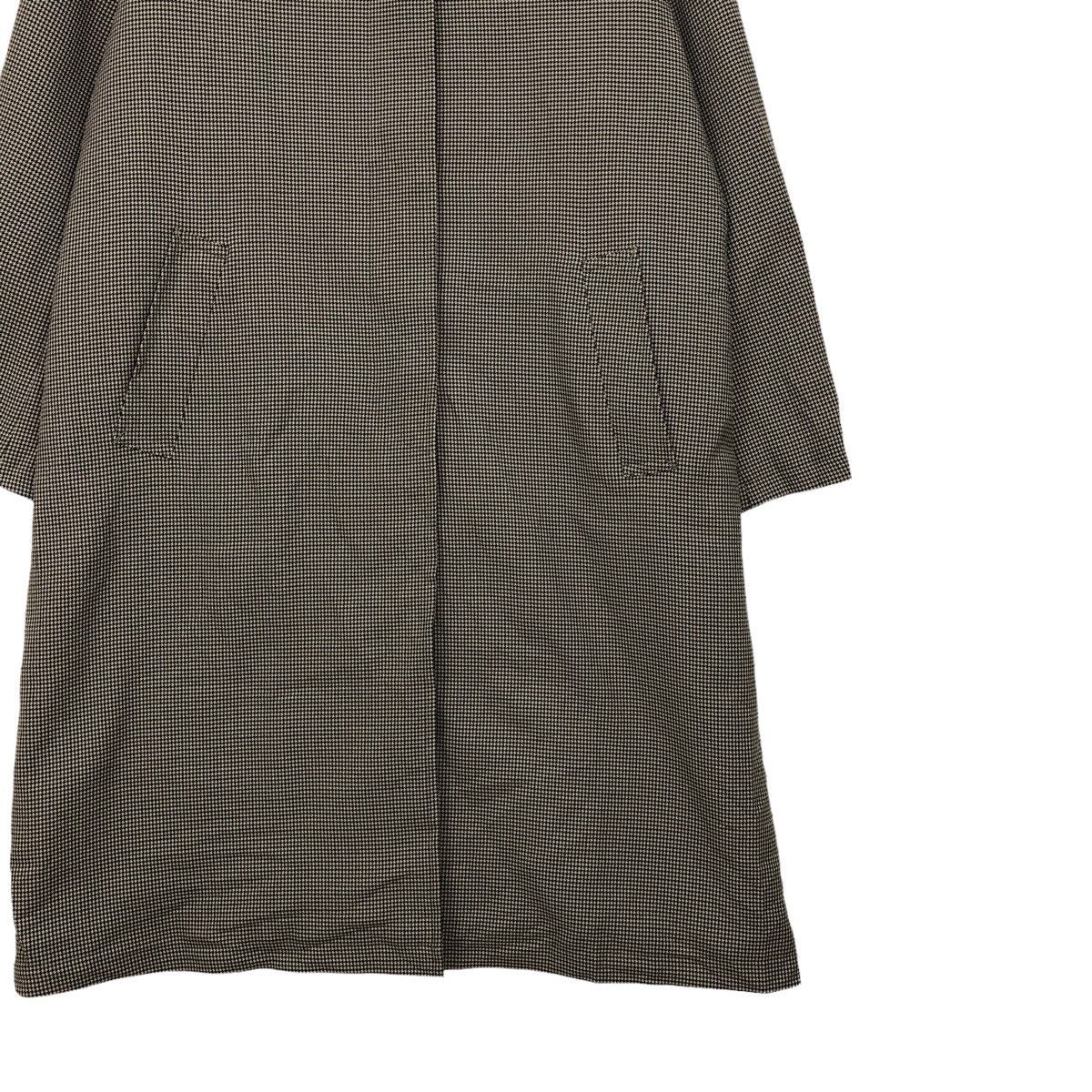 PERSON'S Persons Anchor Woman Small Plaid Checkered Long Coat Jacket Size M / US 6-8 / IT 42-44 - 5 Thumbnail