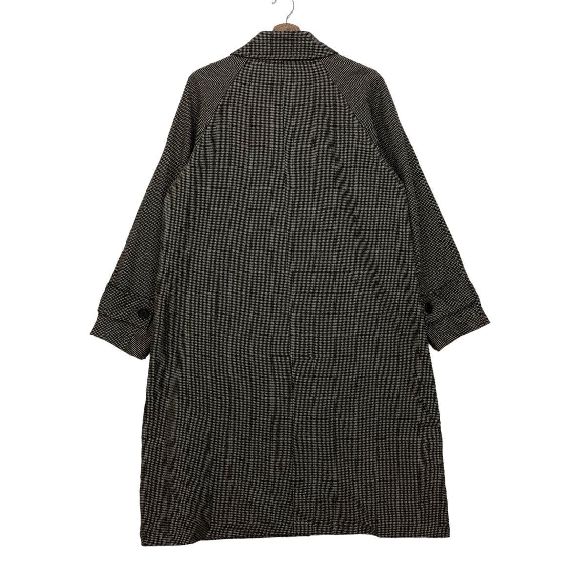 PERSON'S Persons Anchor Woman Small Plaid Checkered Long Coat Jacket Size M / US 6-8 / IT 42-44 - 2 Thumbnail