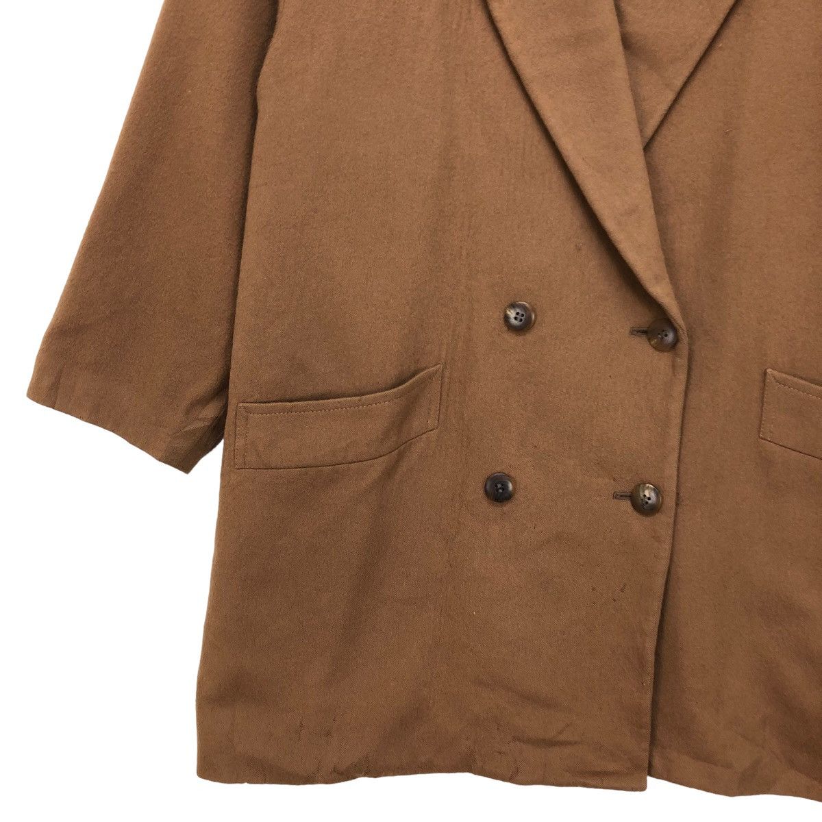 Loro Piana 🔥VTG Loro Piana Double Breasted Wool Jacket Size L / US 10 / IT 46 - 5 Thumbnail