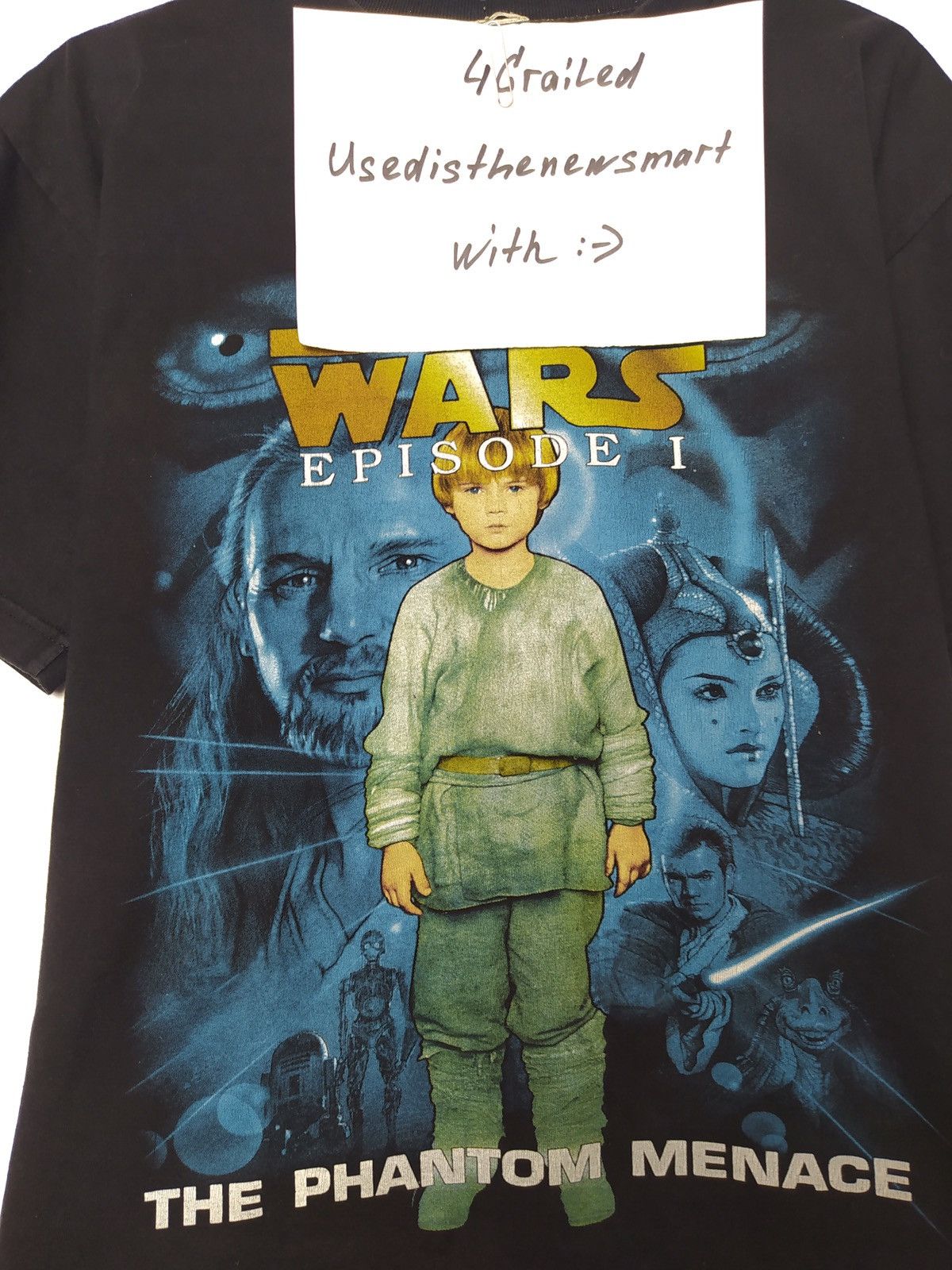 Star Wars Vintage Star Wars Episode 1 90s The Phantom Menace Size US M / EU 48-50 / 2 - 9 Thumbnail