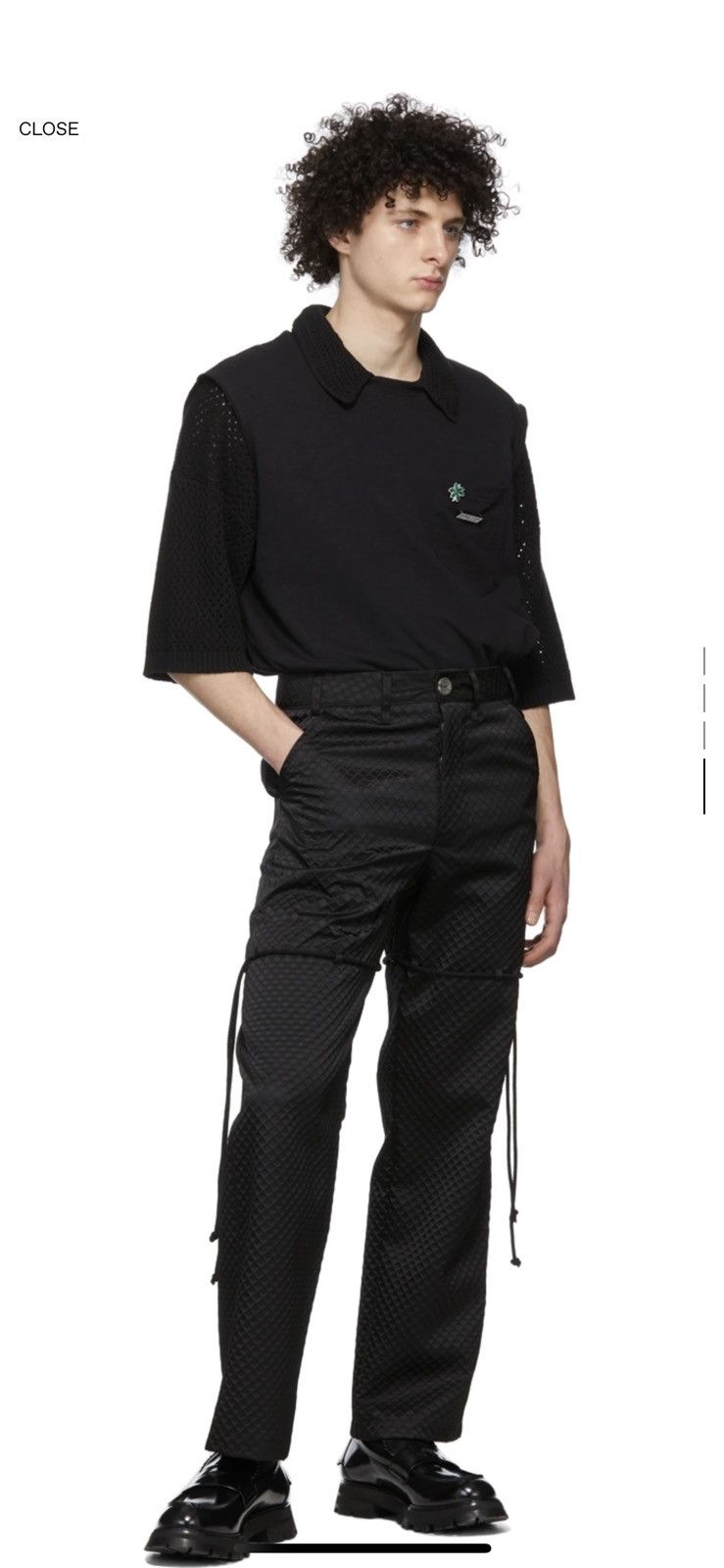 Song For The Mute Black dress trousers Size US 32 / EU 48 - 1 Thumbnail