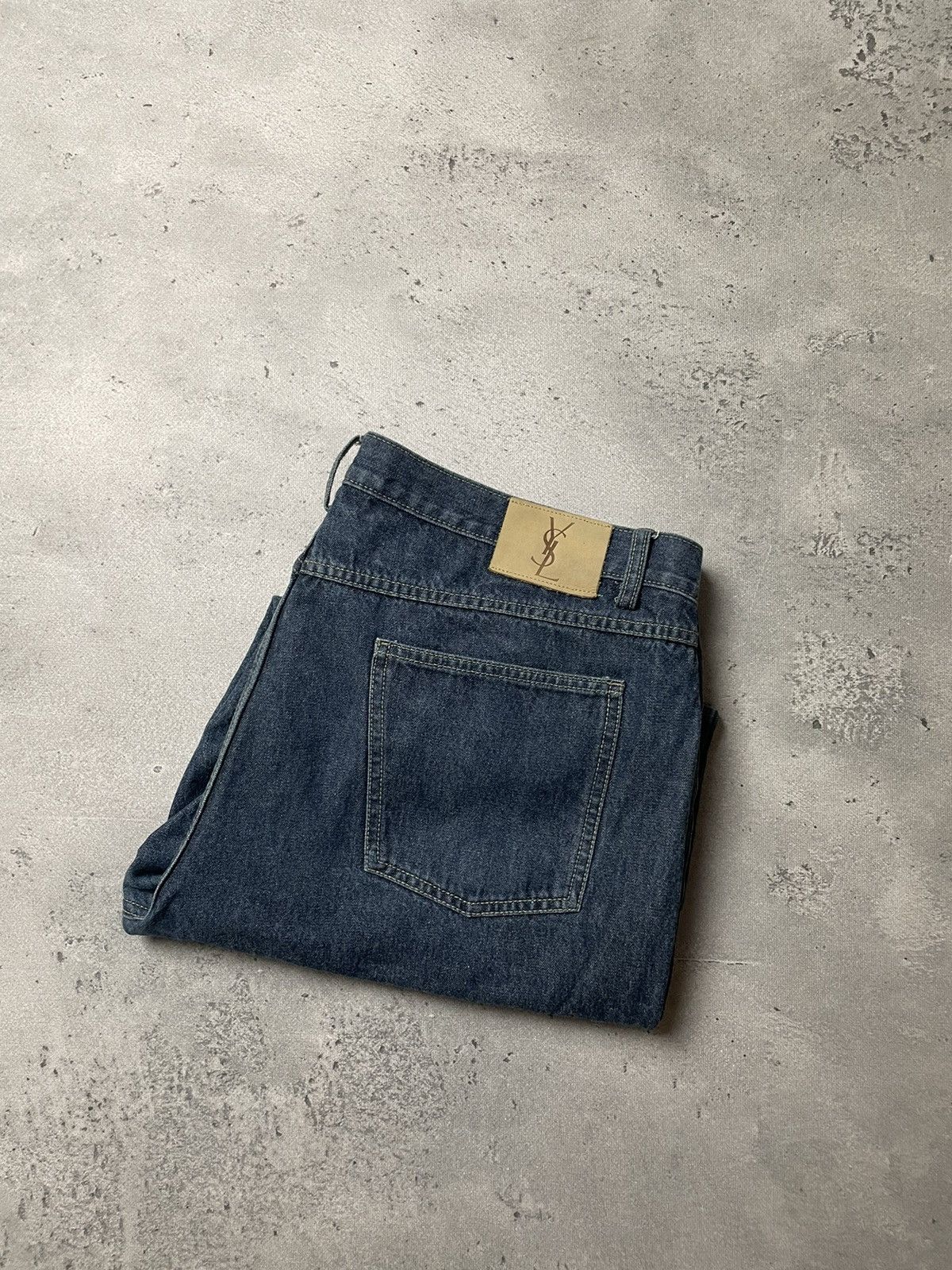 Vintage Yves Saint Laurent YSL Jeans Denim Pants 90s
