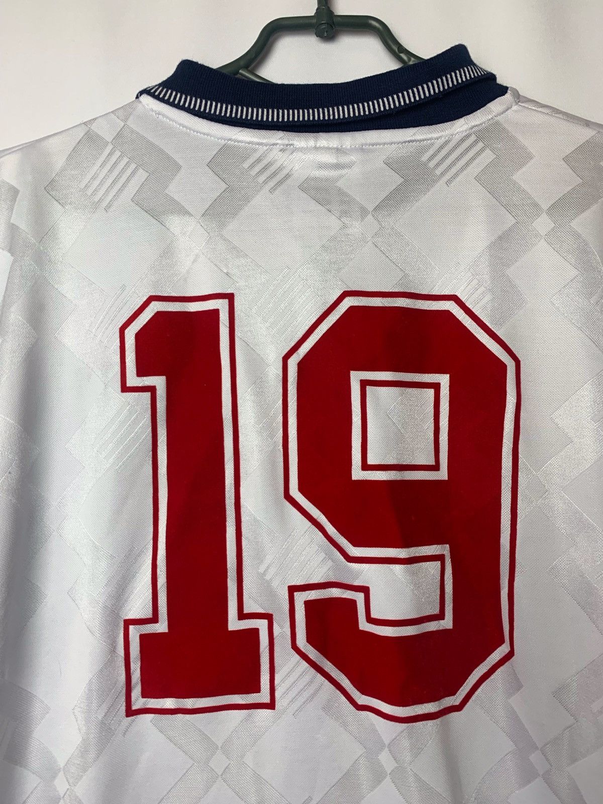 Vintage Paul Gascoigne Signed 1990 England Worl Cup Jersey Size US L / EU 52-54 / 3 - 3 Thumbnail