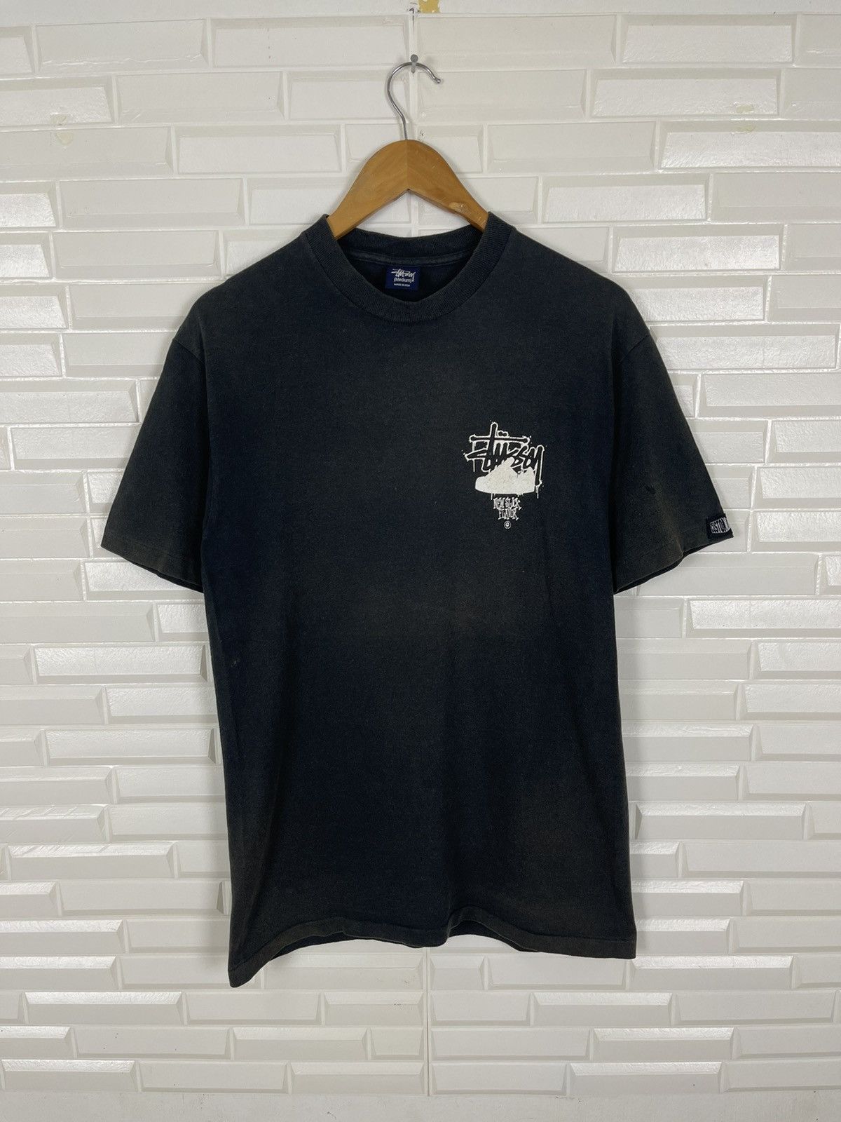 Stussy × Vintage DELETE 💥Vintage Streetwear Stussy Big Logo Made in USA Size US M / EU 48-50 / 2 - 2 Thumbnail