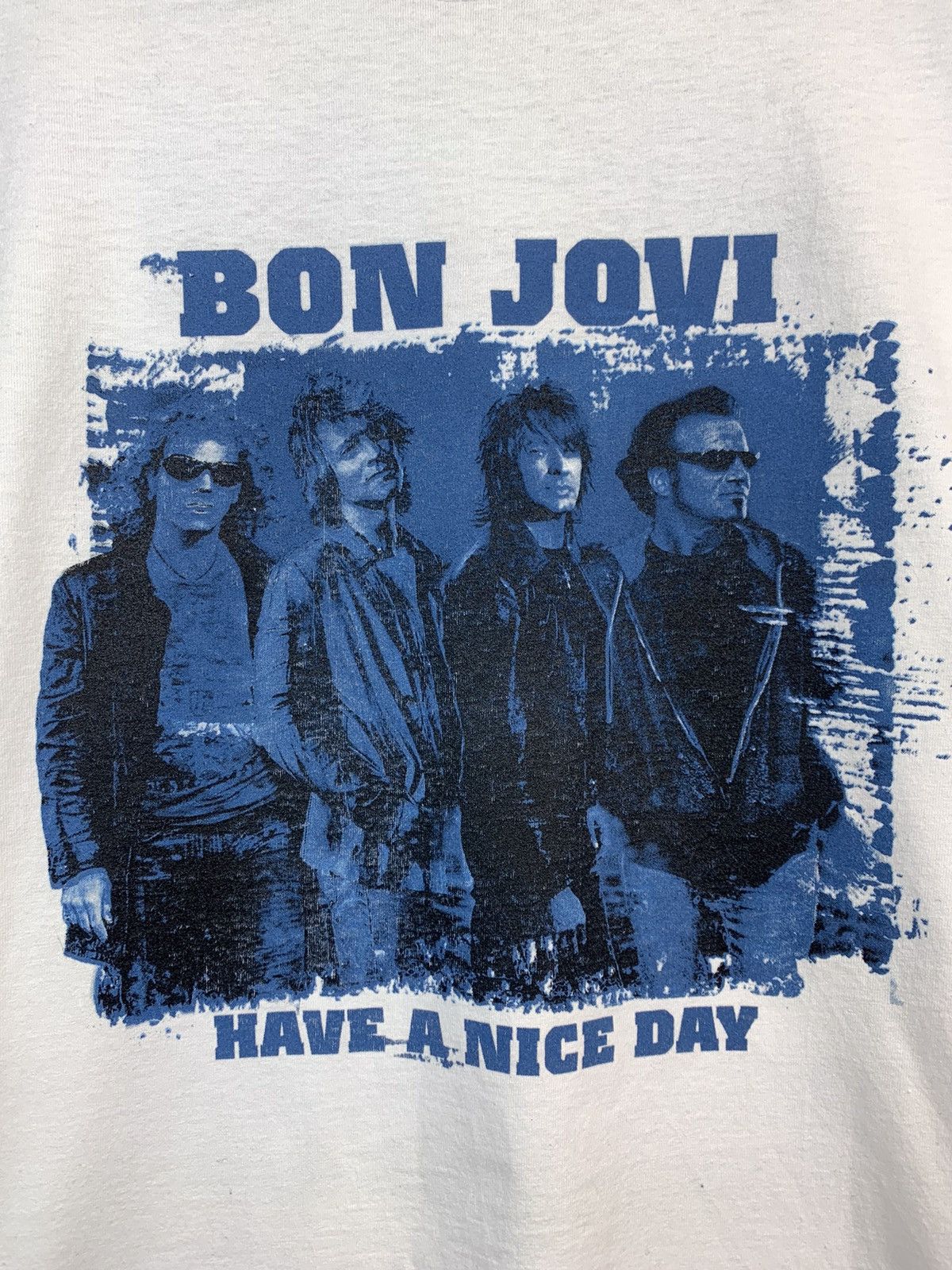 Band Tees × Vintage Vintage 2005 Bon Jovi World Tour Tee Size US XL / EU 56 / 4 - 3 Thumbnail