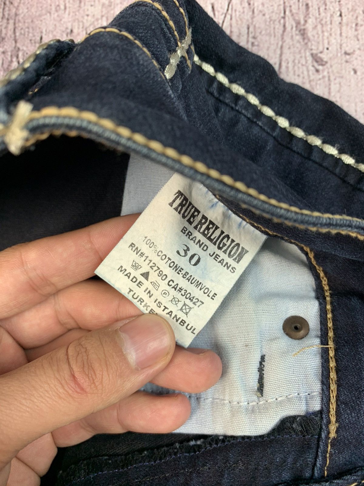 True Religion Vintage True Religion Denim Jeans Size 30" / US 8 / IT 44 - 9 Thumbnail