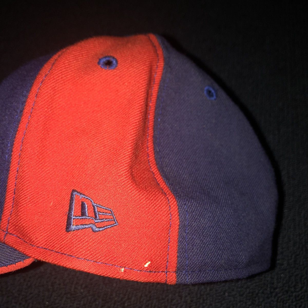 NBA Vintage New Jersey Brooklyn Nets Hardwood Fitted Hat 7 3/8 Size ONE SIZE - 7 Thumbnail