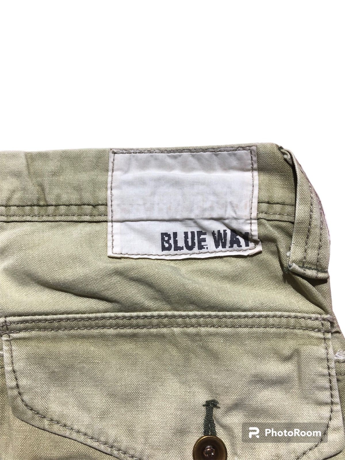 Blue Blue Japan Rare‼️🔥BLUEWAY Japan Cargo Pants Size US 34 / EU 50 - 4 Thumbnail