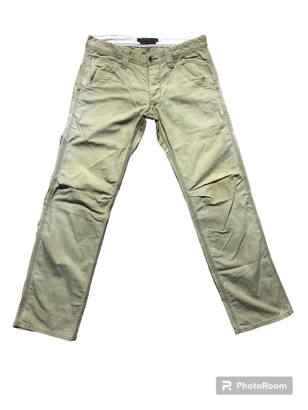 Blue Blue Japan Rare‼️🔥BLUEWAY Japan Cargo Pants Size US 34 / EU 50 - 2 Thumbnail