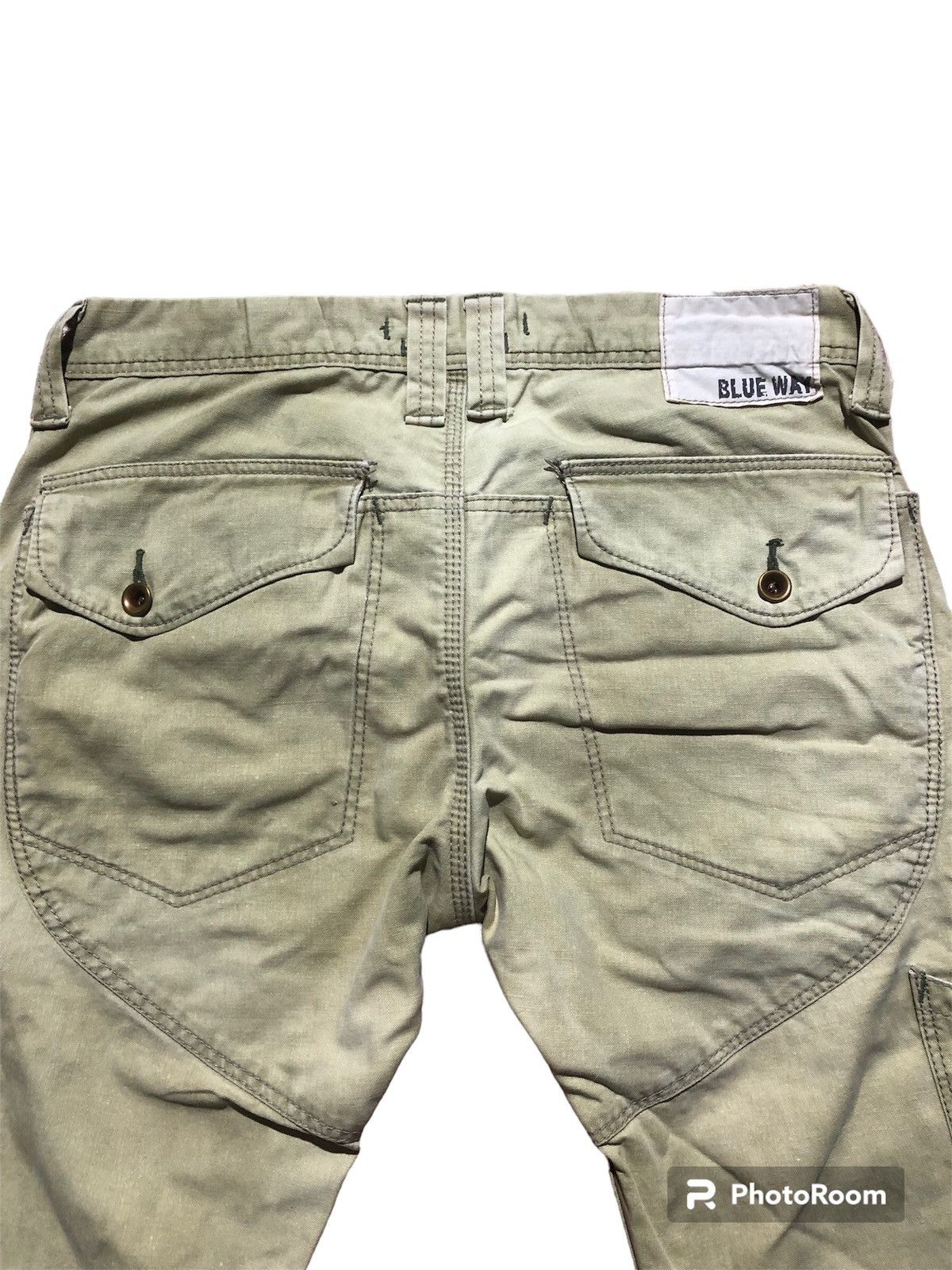 Blue Blue Japan Rare‼️🔥BLUEWAY Japan Cargo Pants Size US 34 / EU 50 - 7 Thumbnail