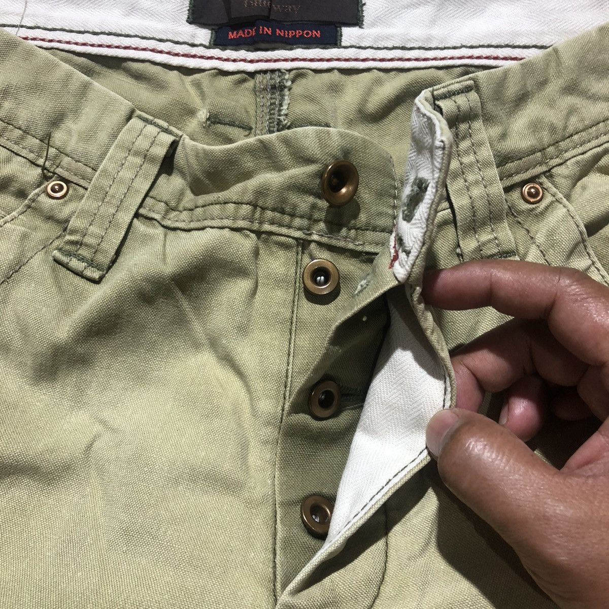 Blue Blue Japan Rare‼️🔥BLUEWAY Japan Cargo Pants Size US 34 / EU 50 - 8 Thumbnail