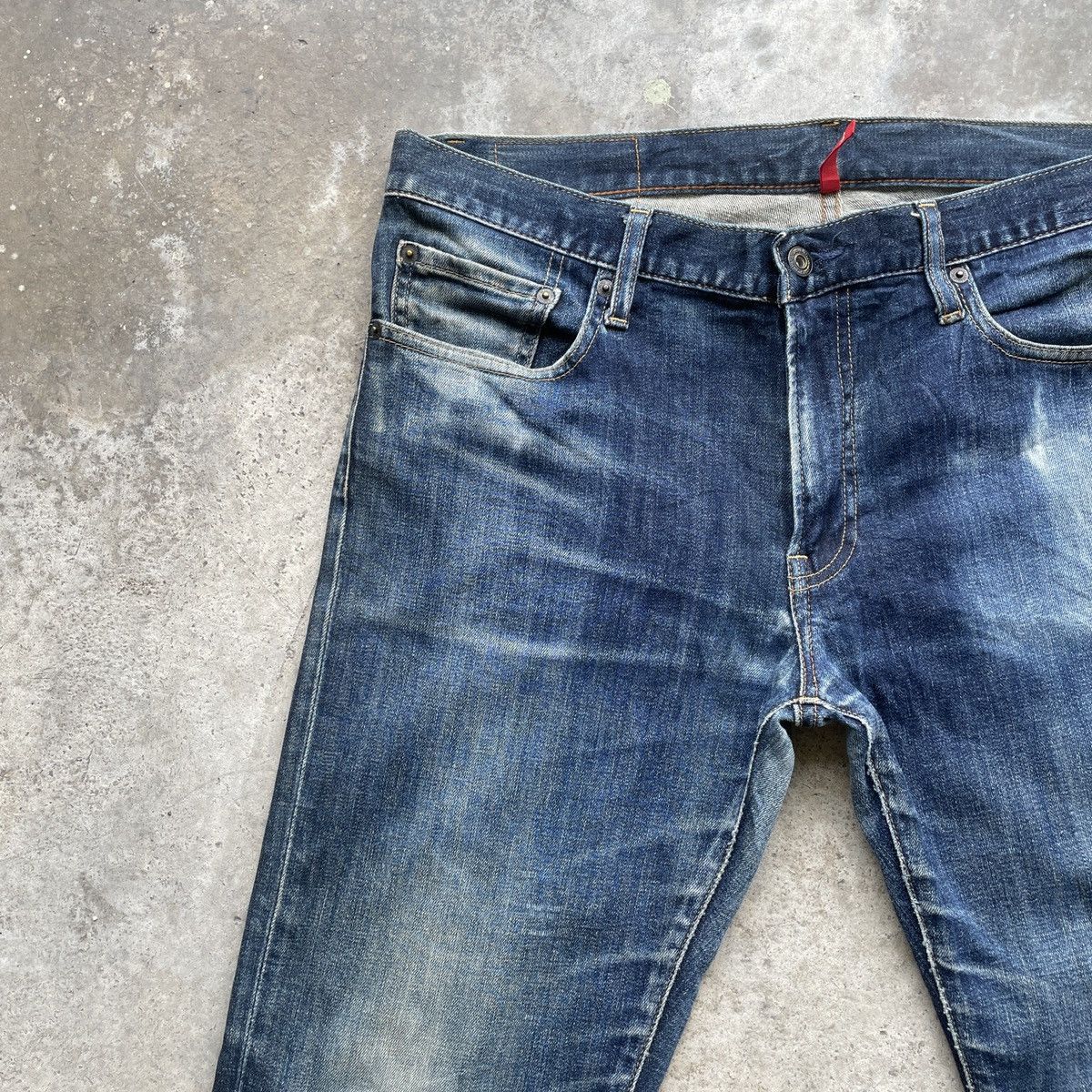Japanese Brand Vintage Japanese Faded Denim Jeans Pants W36 Size US 36 / EU 52 - 3 Thumbnail