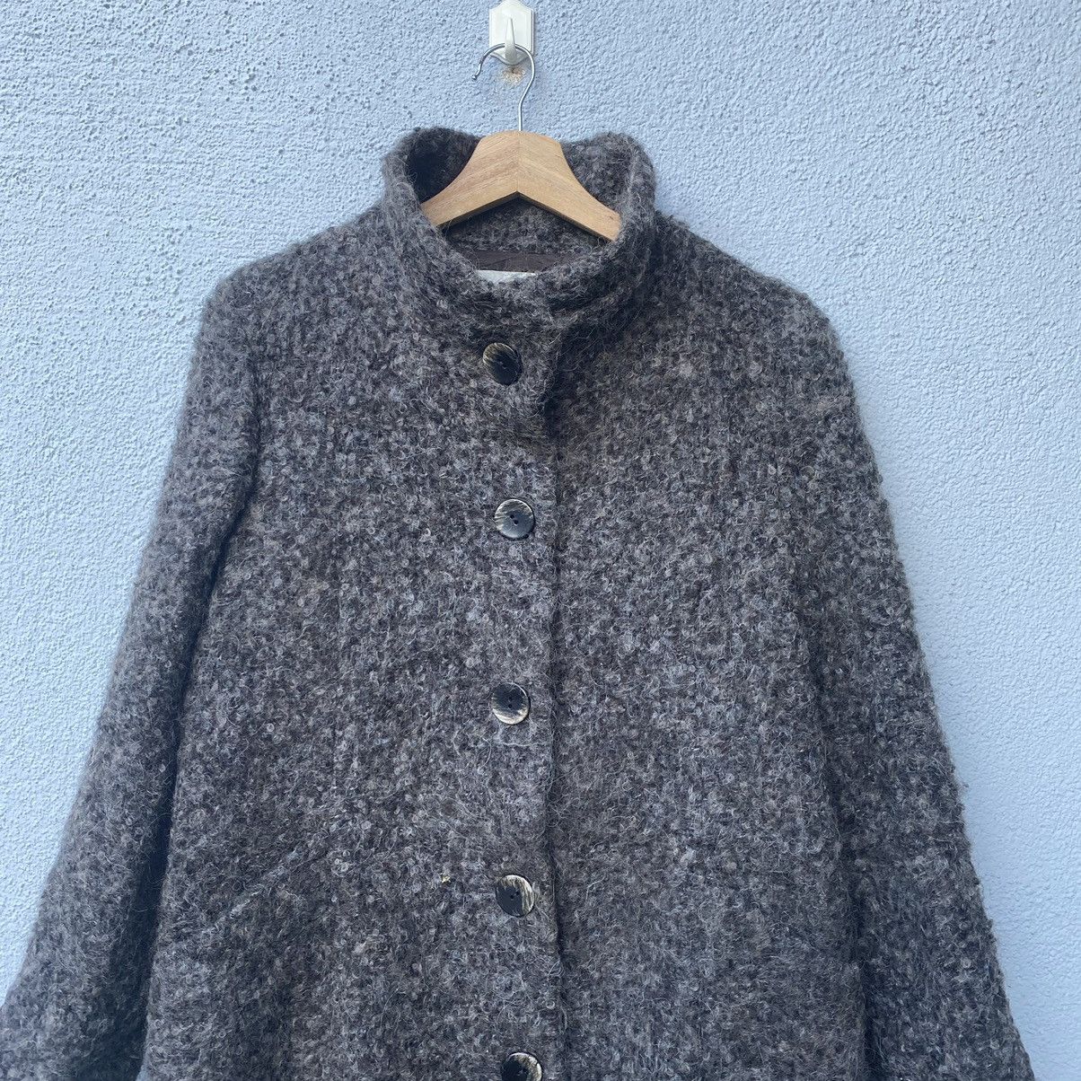 Gianni Valentino Vintage Gianni Lo Giudice Shag Shaggy Mohair Trench Jacket Size M / US 6-8 / IT 42-44 - 2 Thumbnail