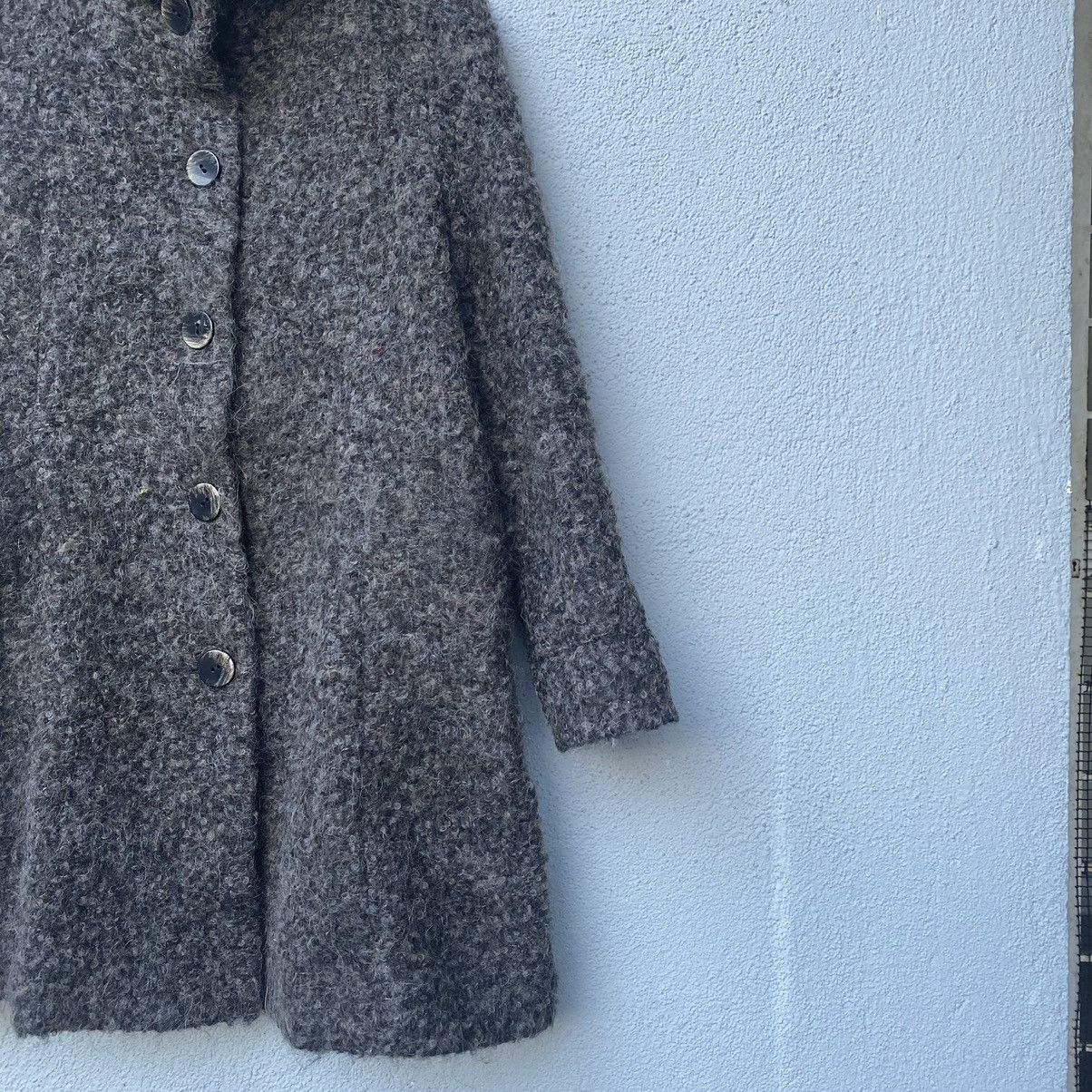Gianni Valentino Vintage Gianni Lo Giudice Shag Shaggy Mohair Trench Jacket Size M / US 6-8 / IT 42-44 - 5 Thumbnail