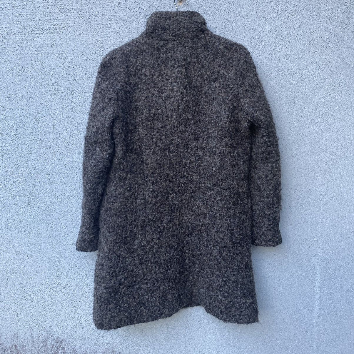 Gianni Valentino Vintage Gianni Lo Giudice Shag Shaggy Mohair Trench Jacket Size M / US 6-8 / IT 42-44 - 13 Thumbnail